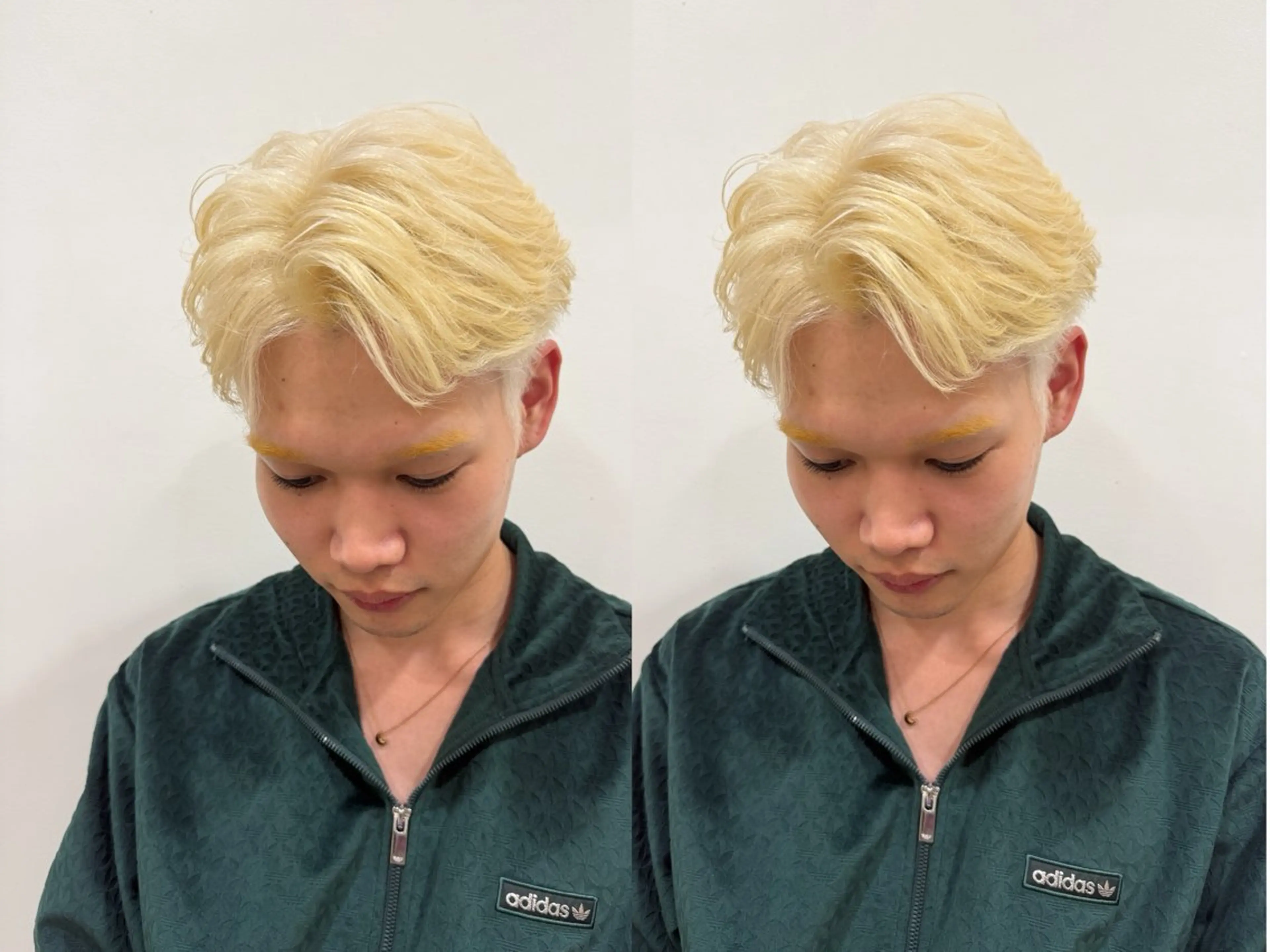 (U26限定‼️🉐)抜きっぱなしホワイトブロンドorブリーチ➕カラー💫(メンズの方のみ、➕¥2750でカットも🉑)の写真