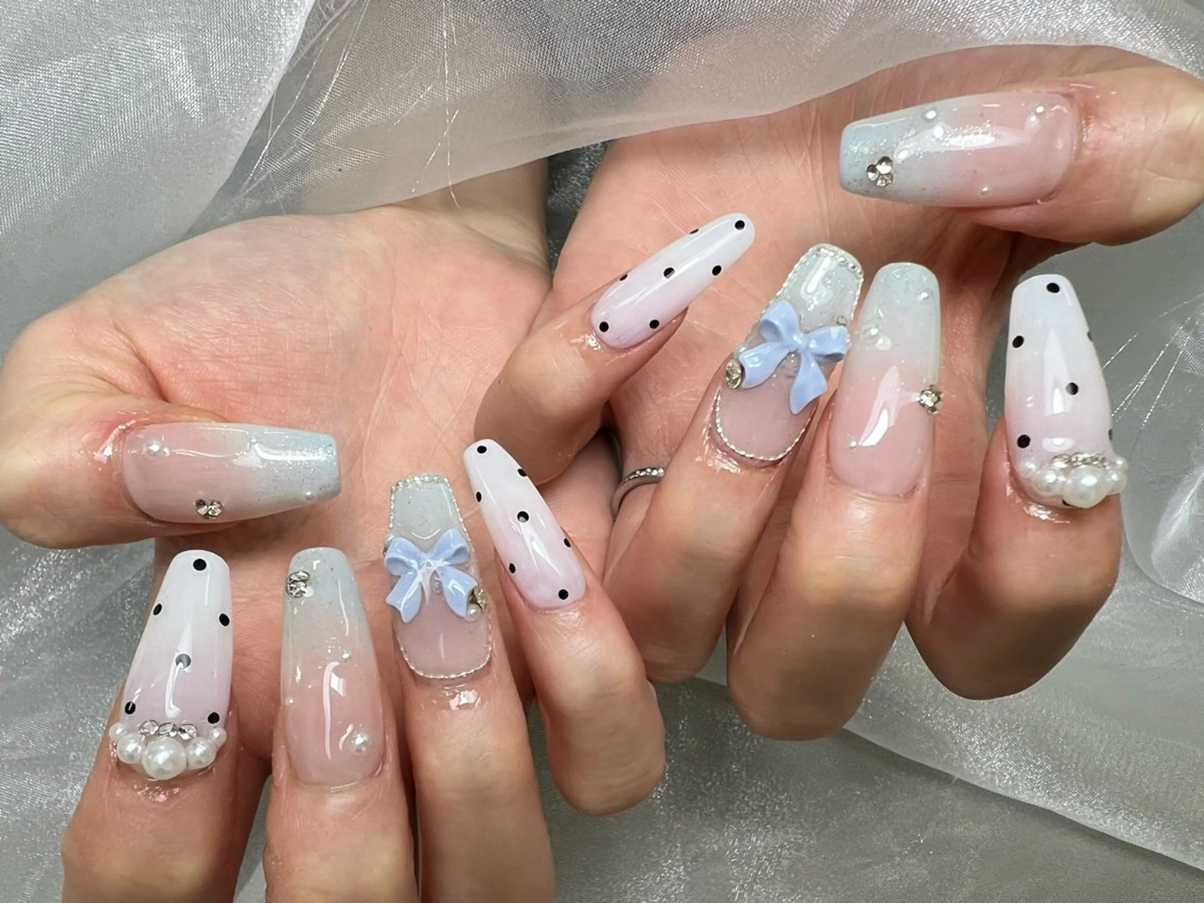 ネイル ハンドネイル Mana‪ ‪·͜· ❤︎‬のネイルデザイン