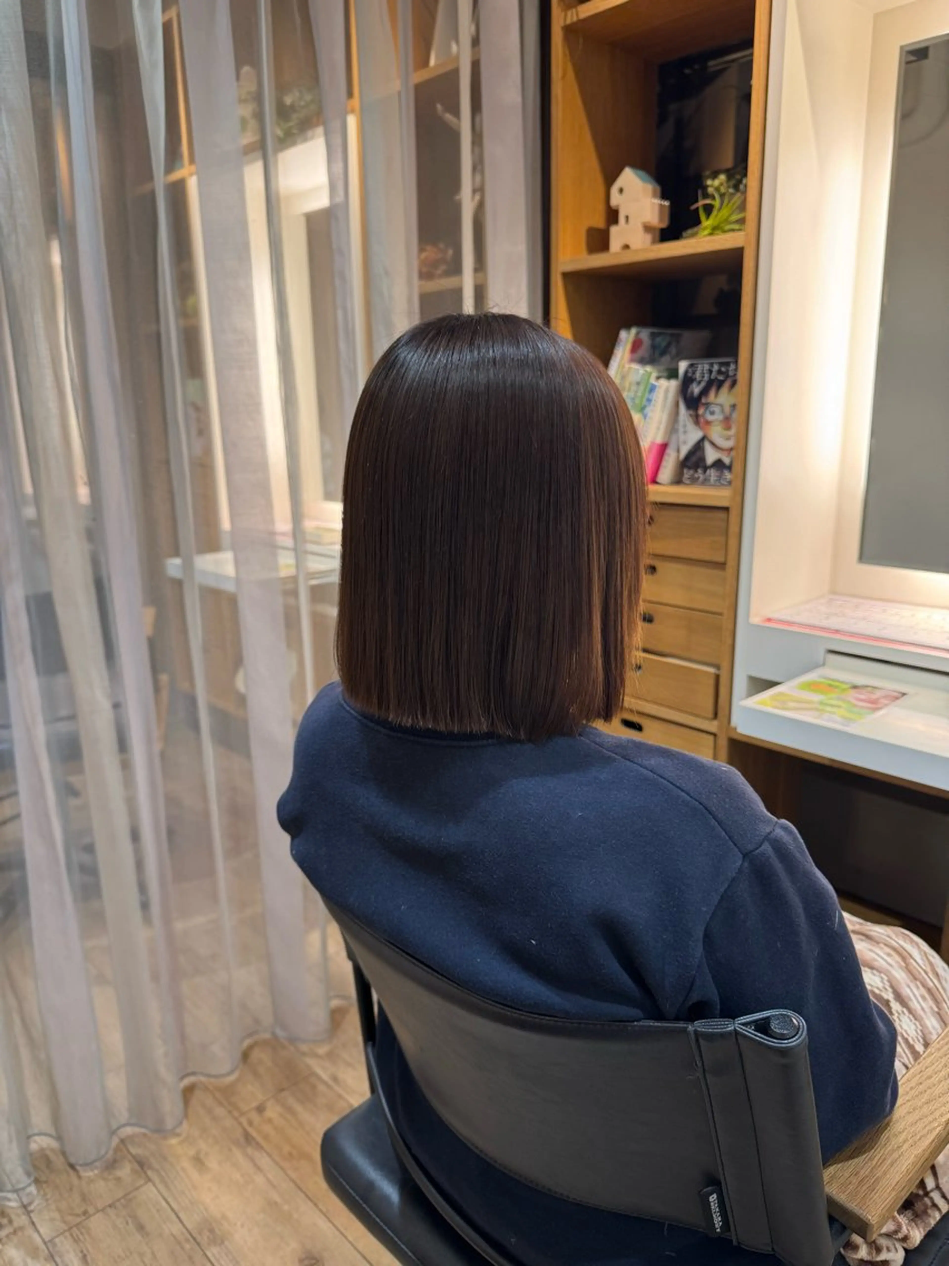 セミロング カット 縮毛矯正 トリートメント 美髪/髪質改善 川口凌弥のヘアスタイル