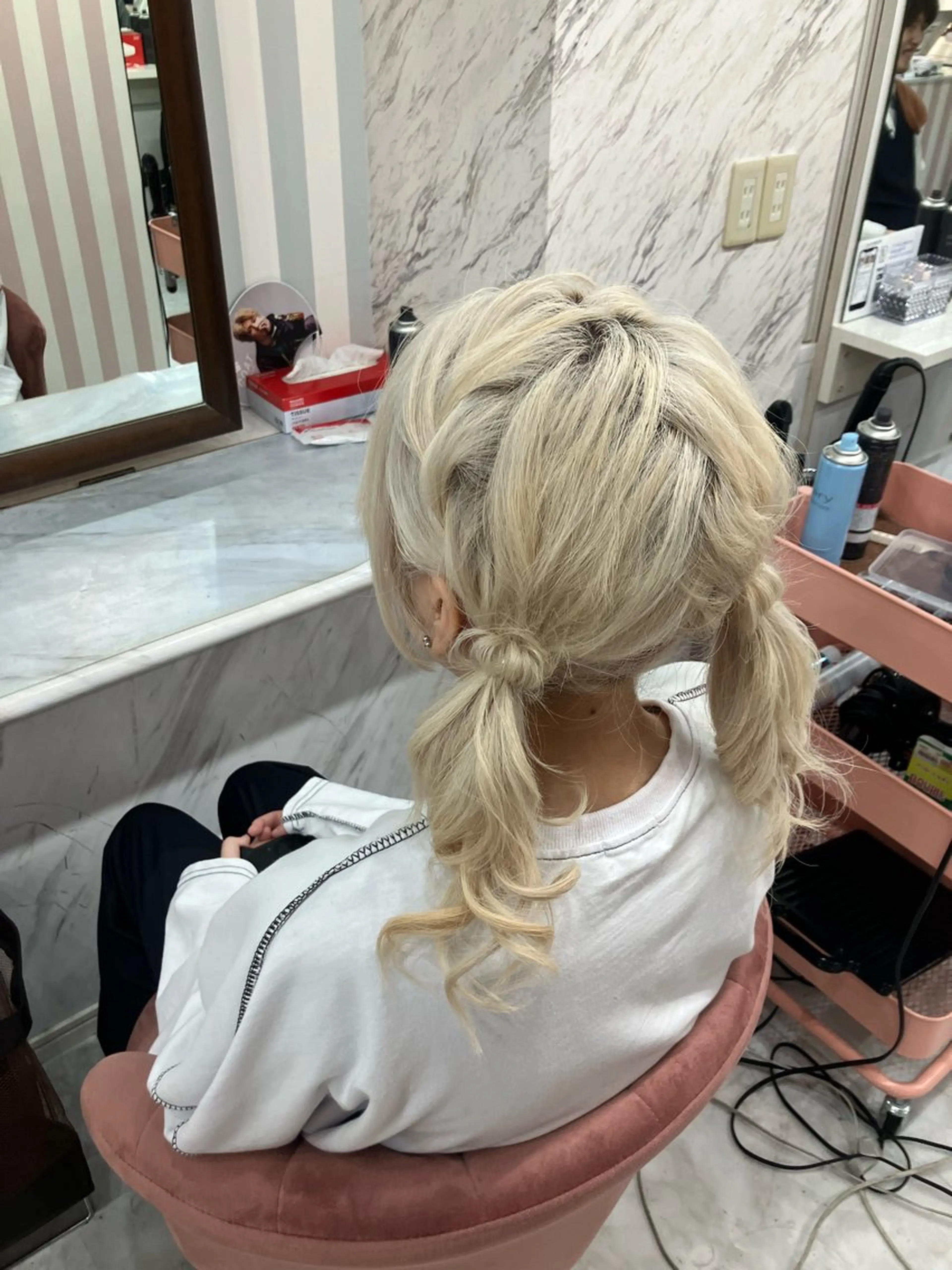 ヘアセット（お友達同士可能）の写真