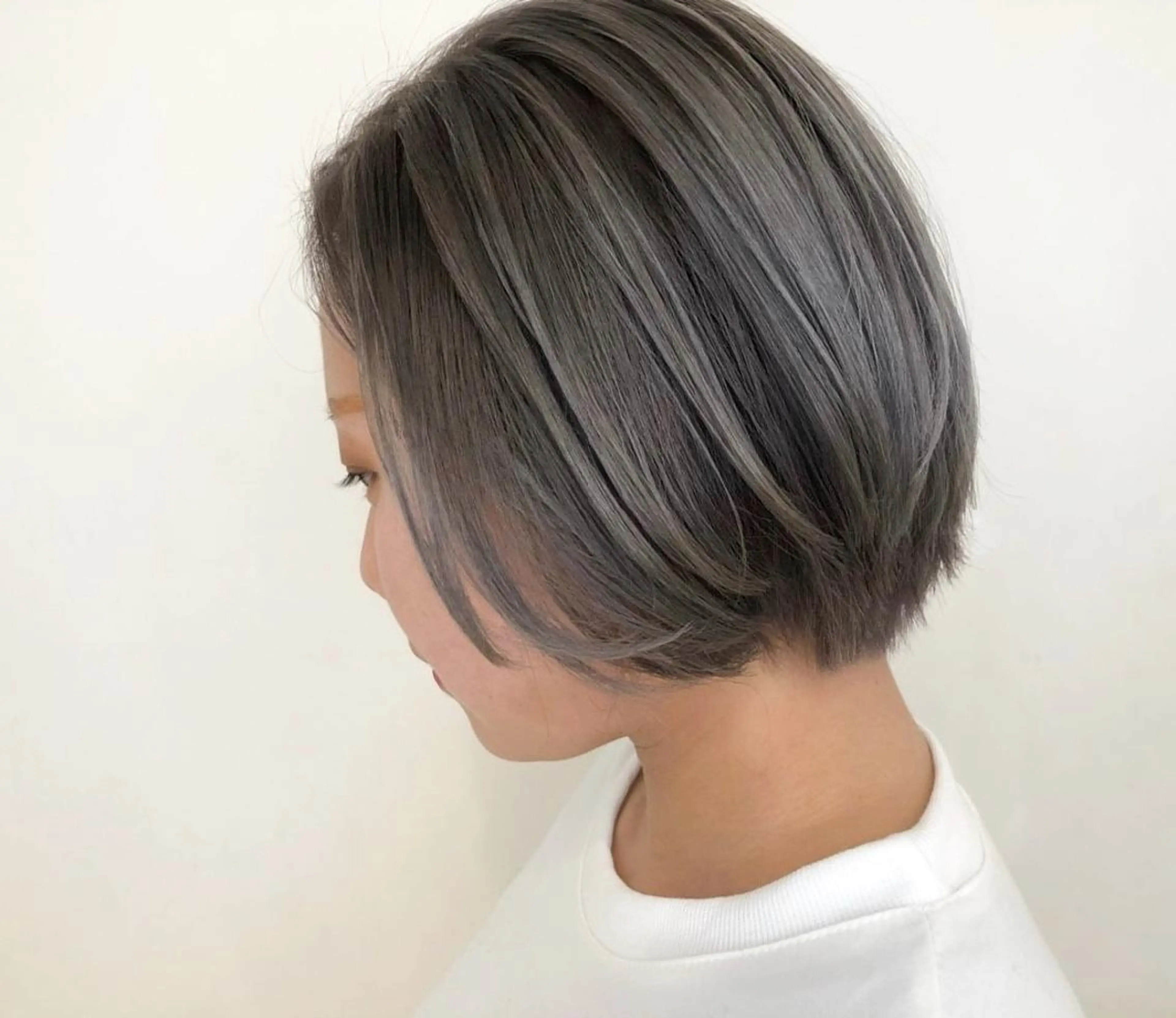 ショート カラー 透明感カラー 竹内啓太 ボブのヘアスタイル