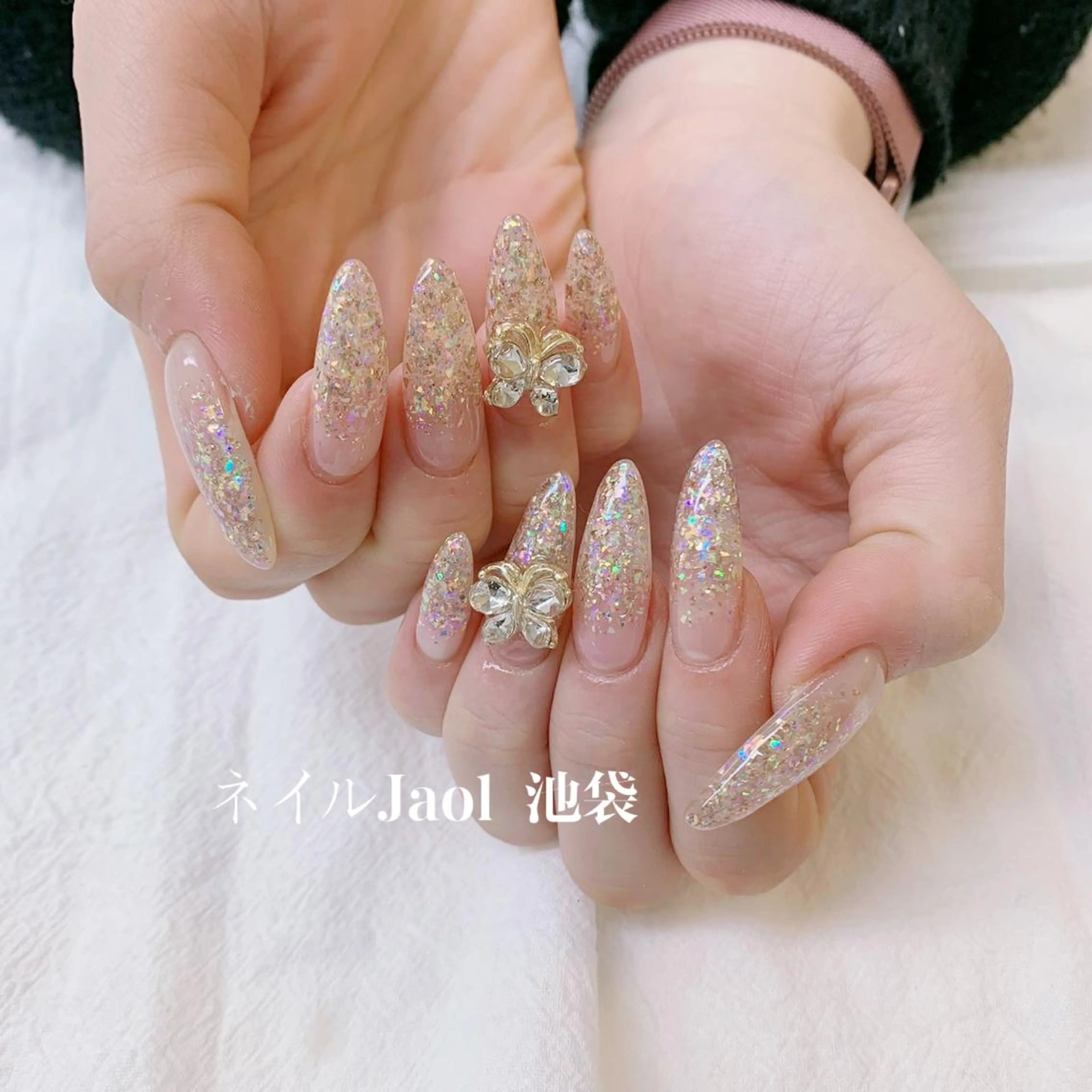 ロング ハンドネイル ネイルJaol 池袋のネイルデザイン