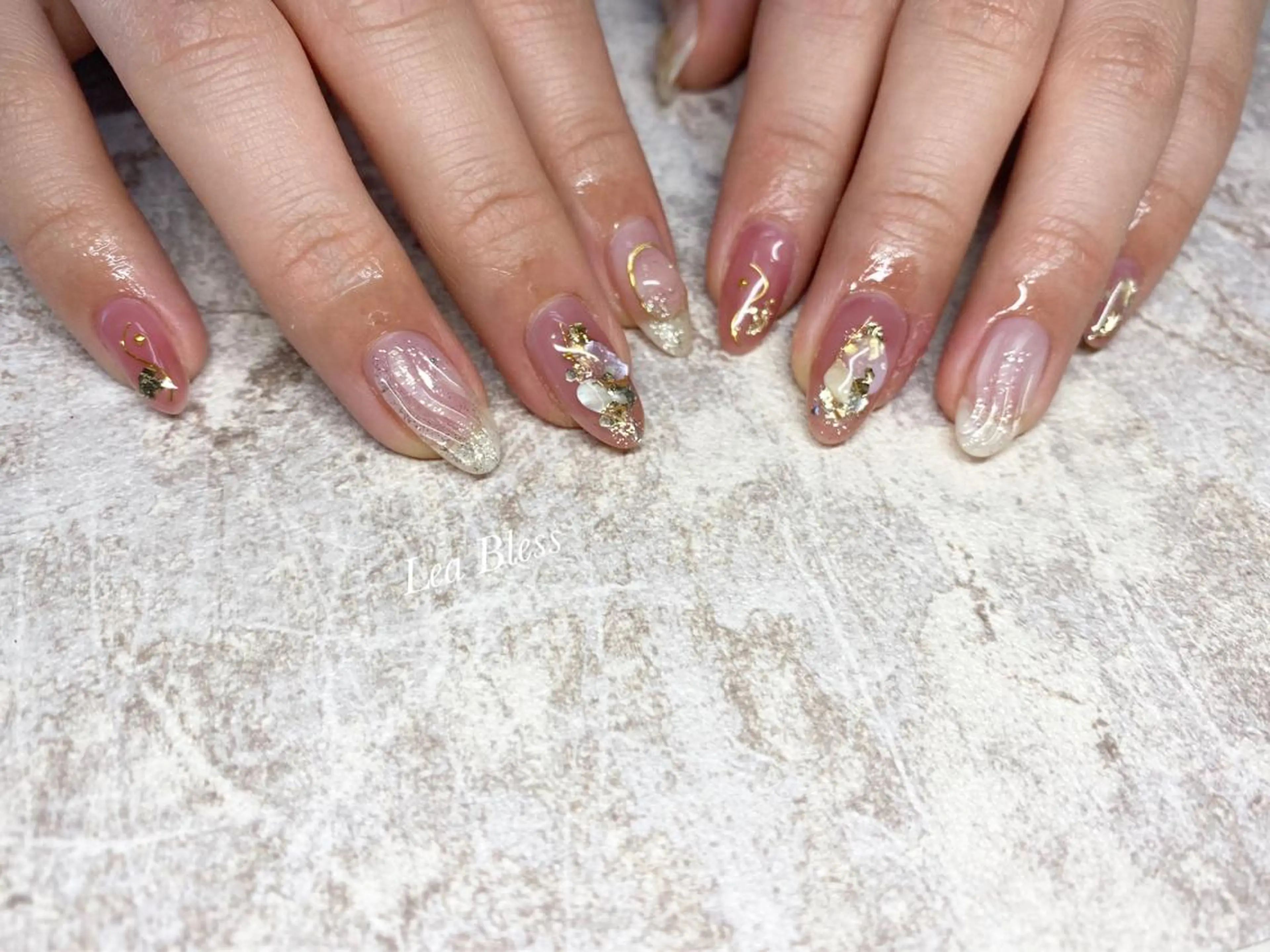 ネイル ハンドネイル Lea Bless 河原町のネイルデザイン