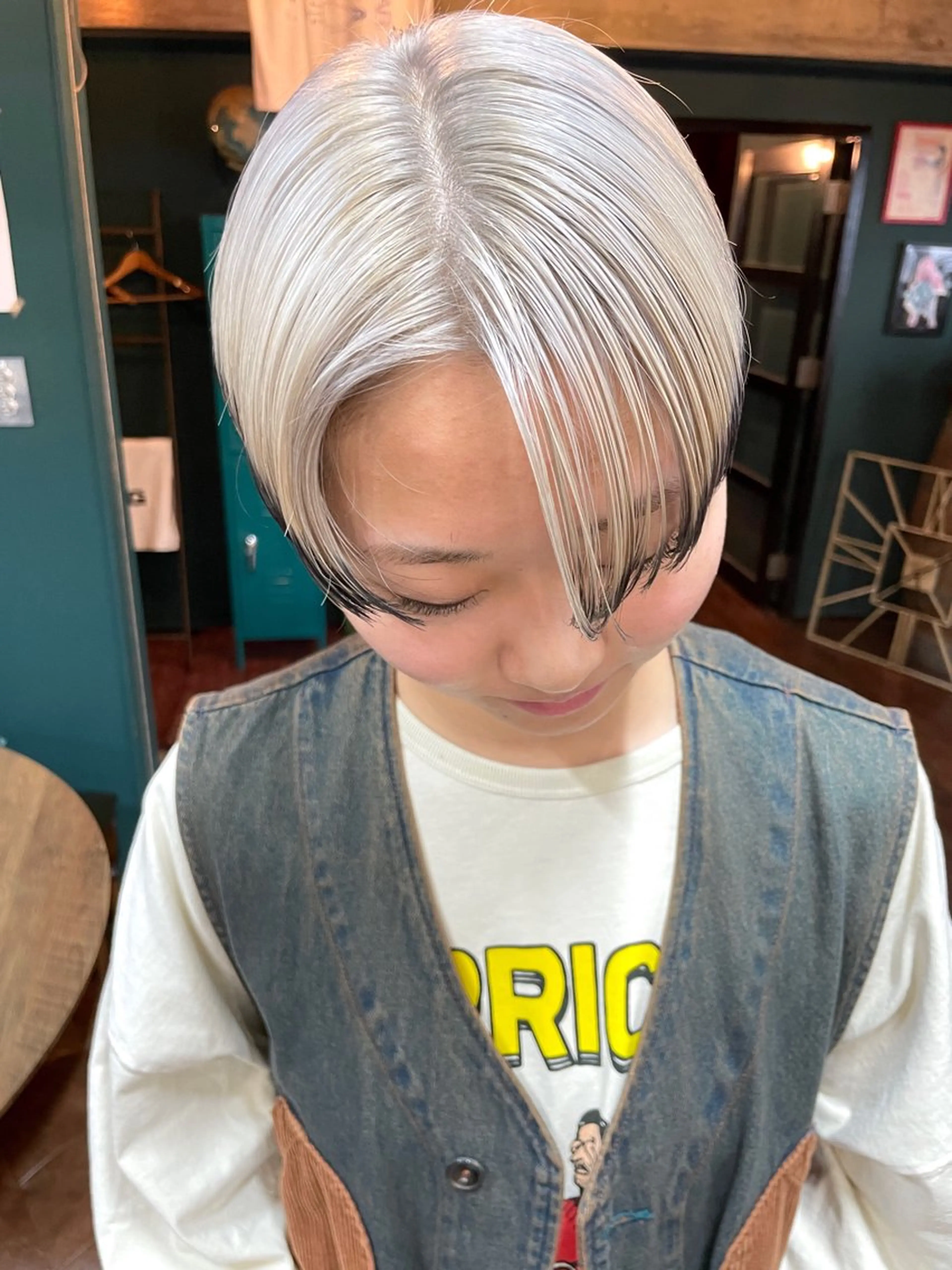 ショート カット ヘアカラー トリートメント vivre libreのヘアスタイル