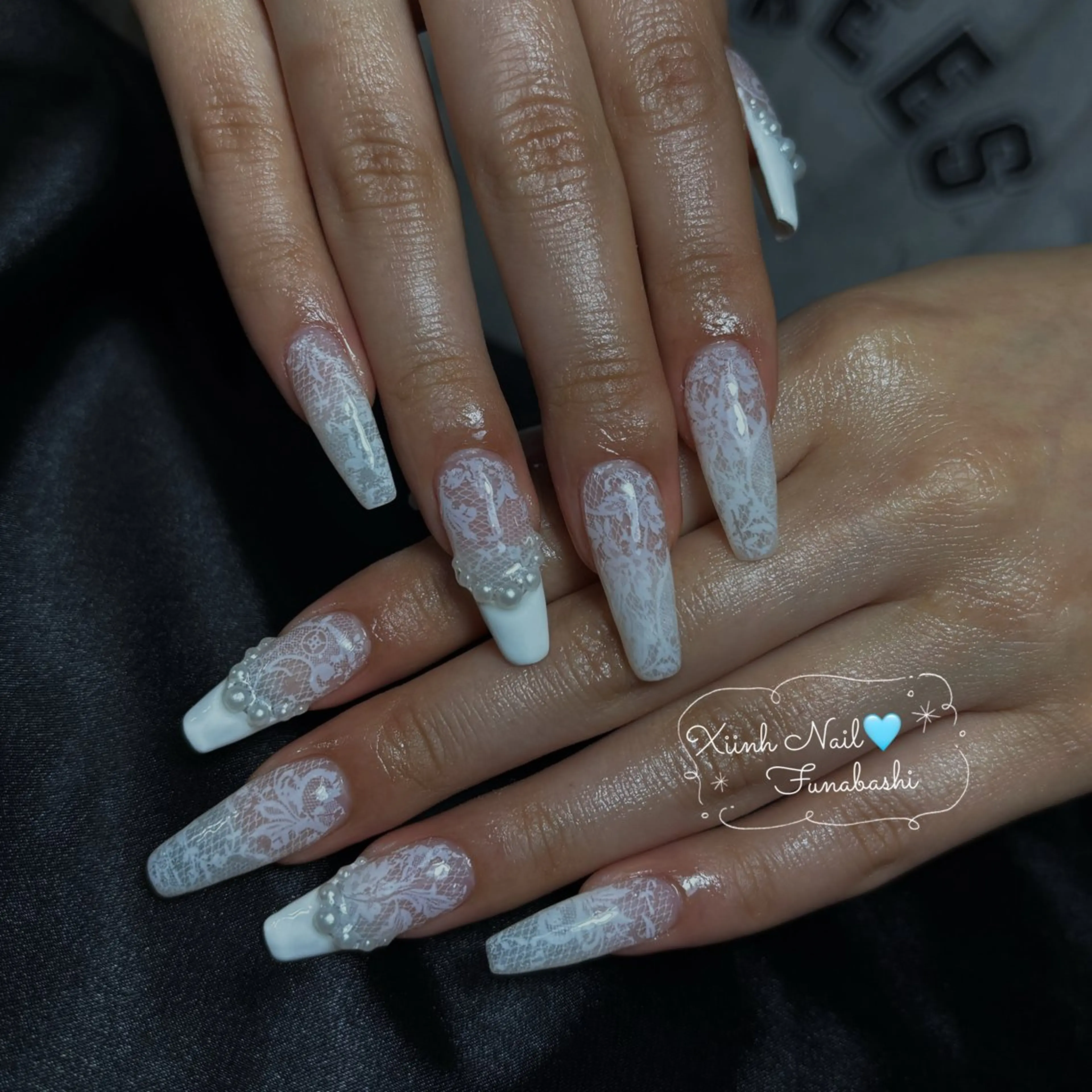 ネイル チークネイル 桜ネイル 長さ出し フットネイル ジェルネイル ハンドネイル XIINH NAIL SALONのネイルデザイン