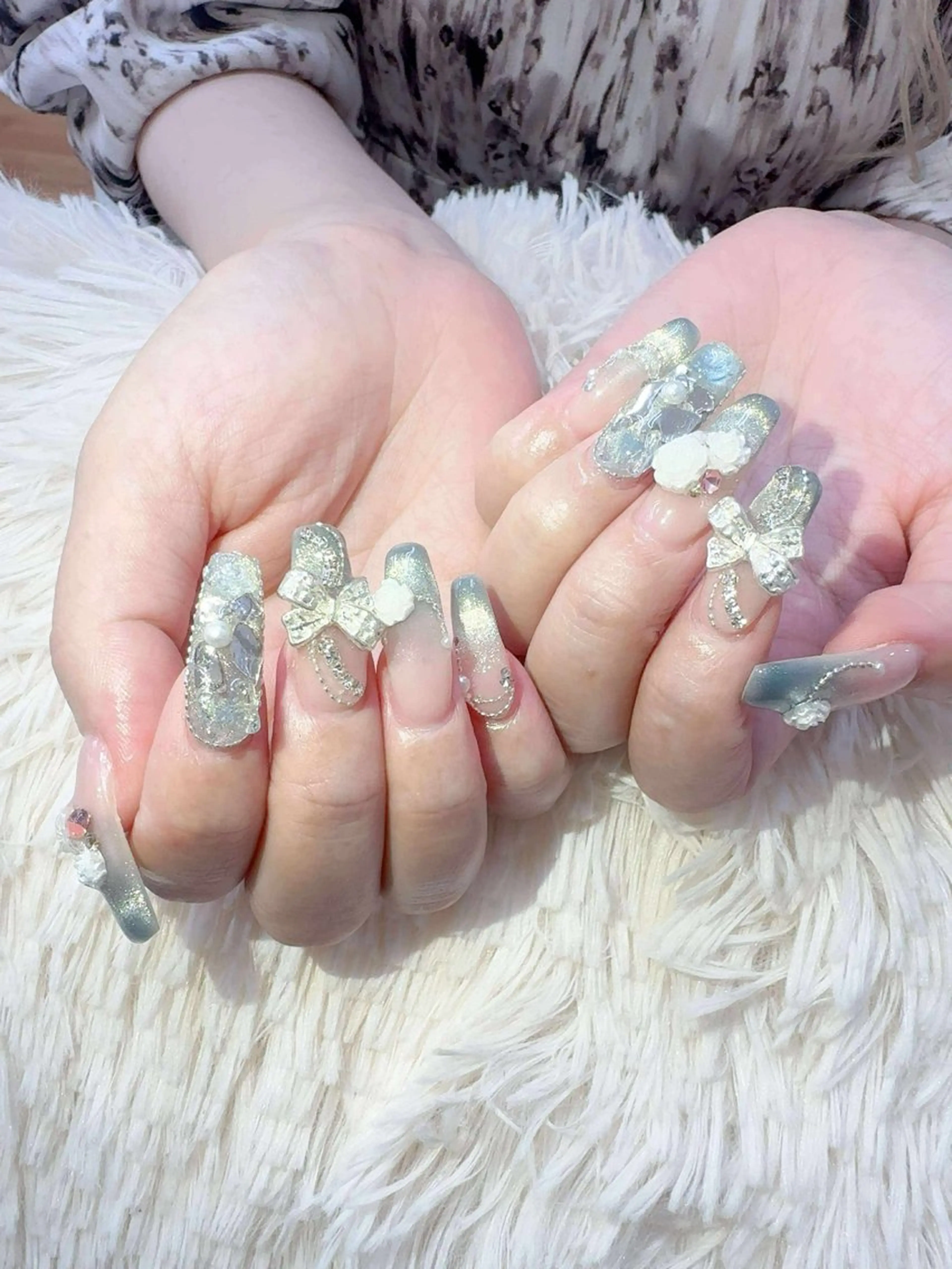 キッズ ネイル ハンドネイル ハンドケア Hara Nail 【パラジェル使用】のネイルデザイン