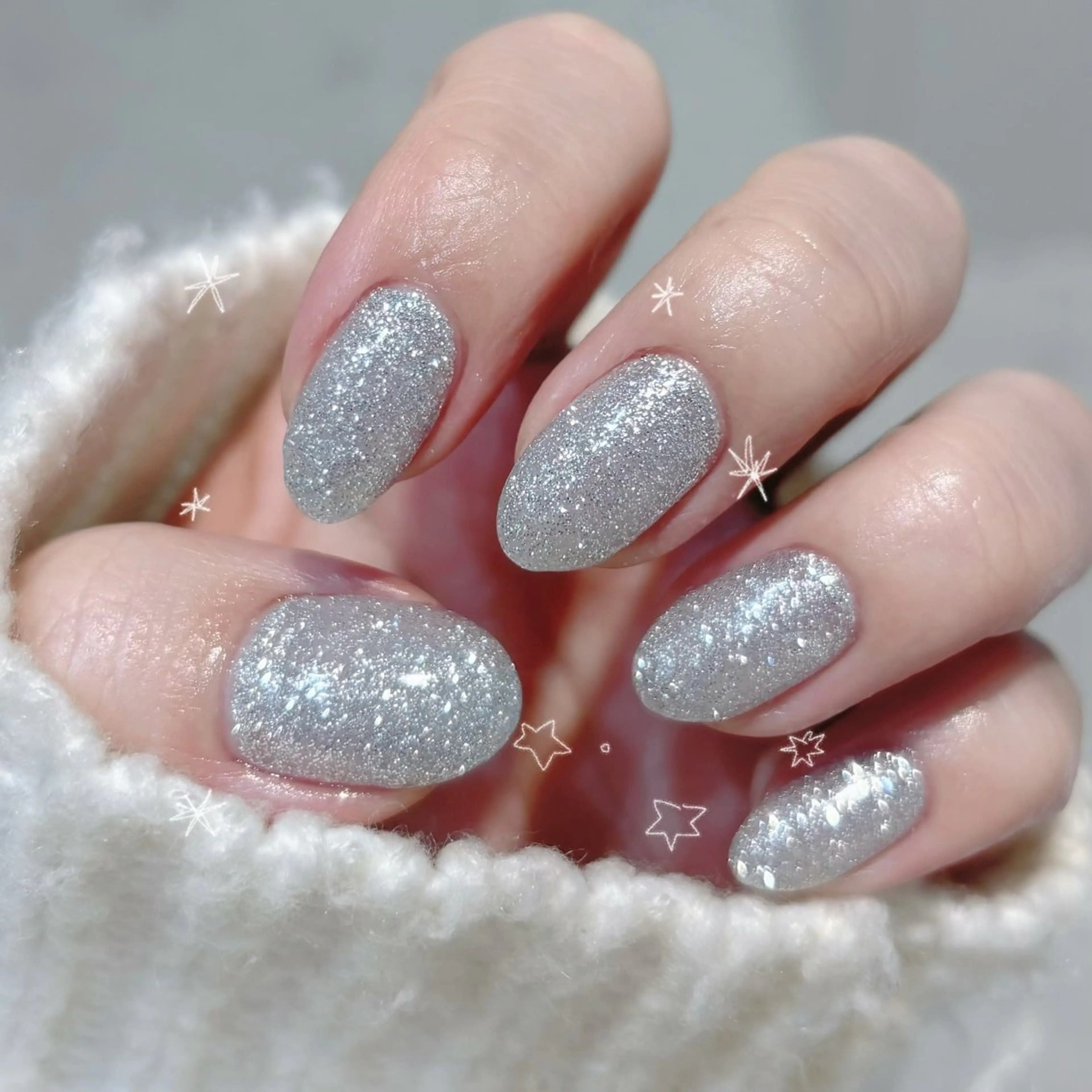 ネイル ハンドネイル 🩰ミキ/韓国♡ 大人girlyネイルのネイルデザイン