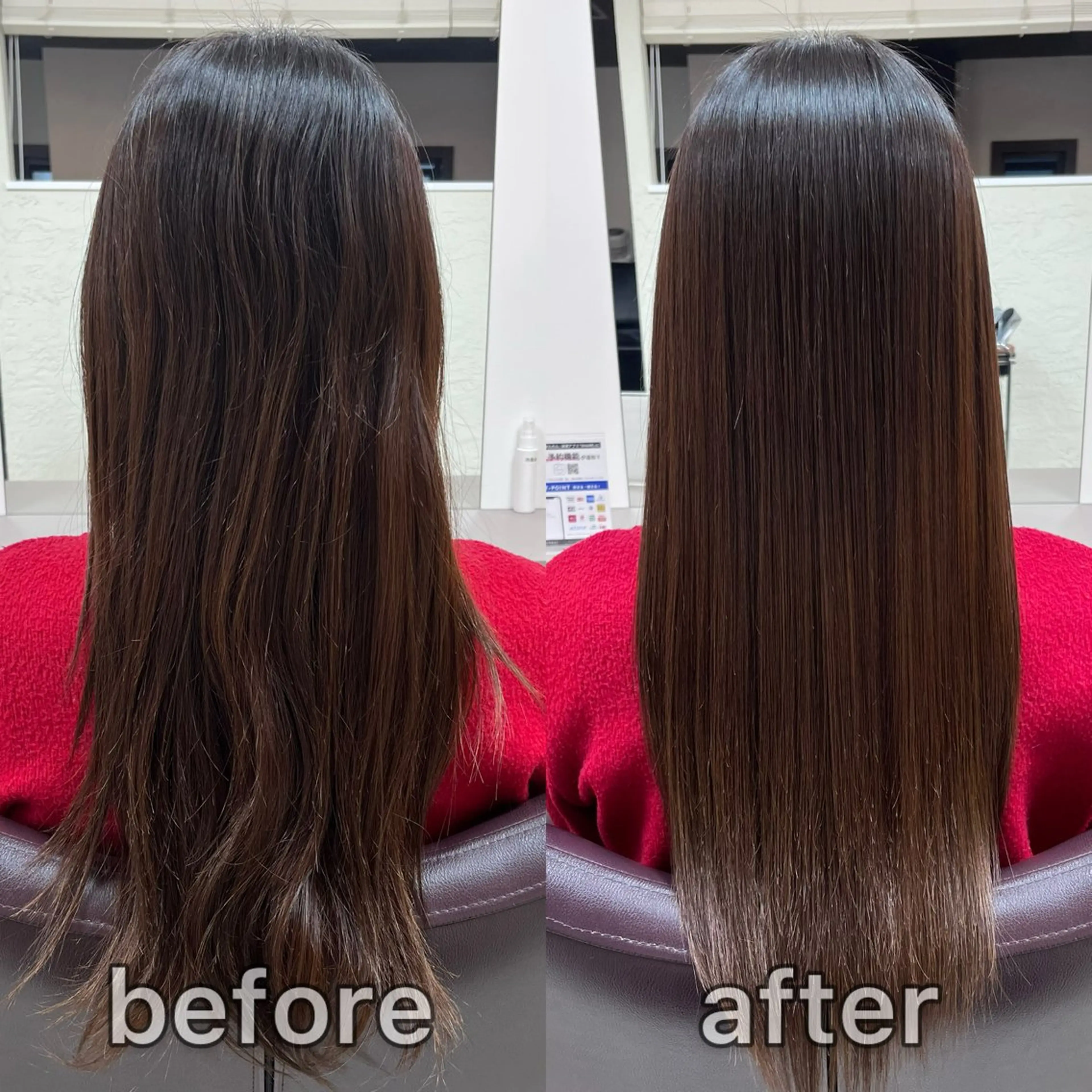 セミロング パーマ 縮毛矯正 トリートメント 髪質改善特化KIZU /艶髪研究（京都）のヘアスタイル