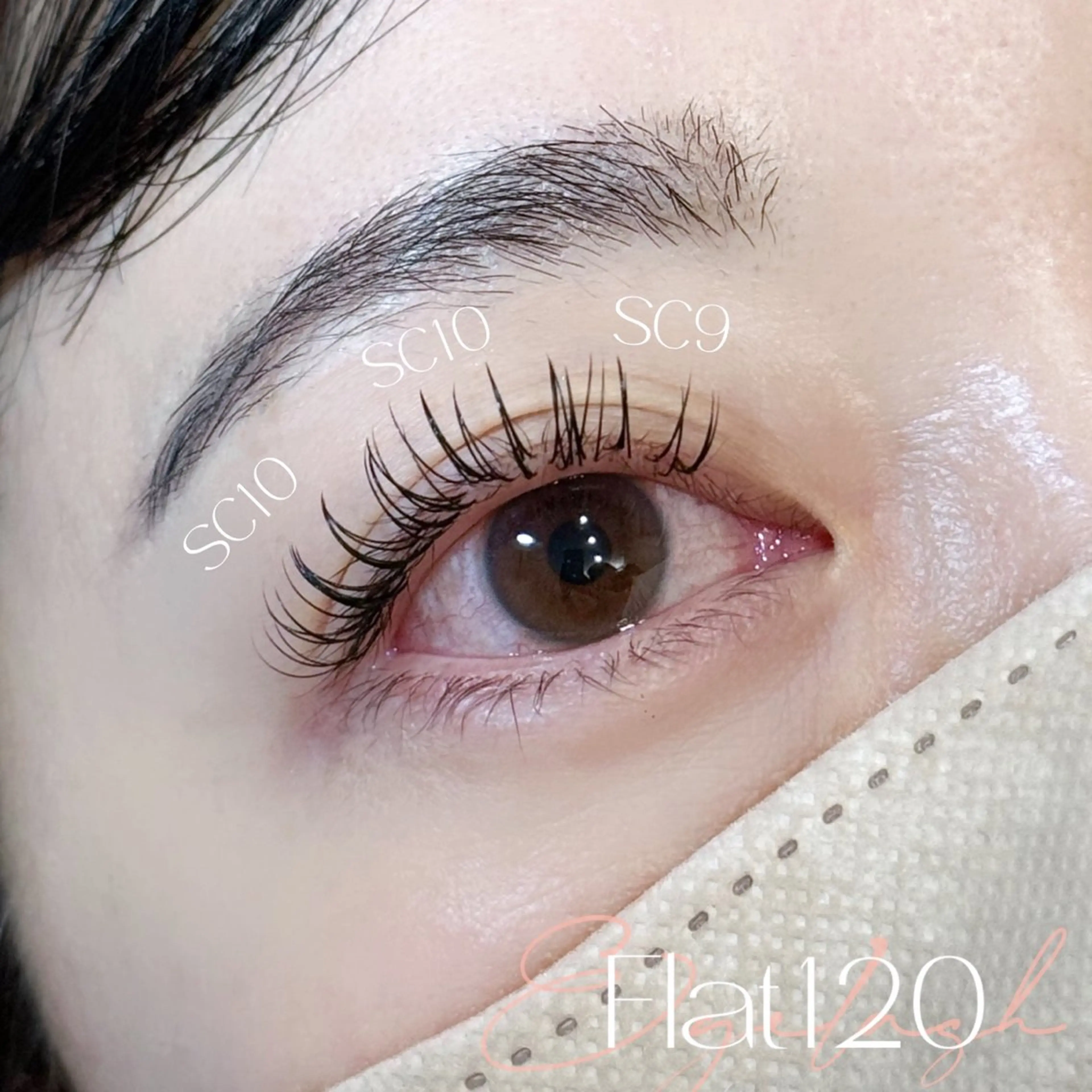 マツエク・マツパ Vivi♡ Usuiのマツエク・マツパデザイン