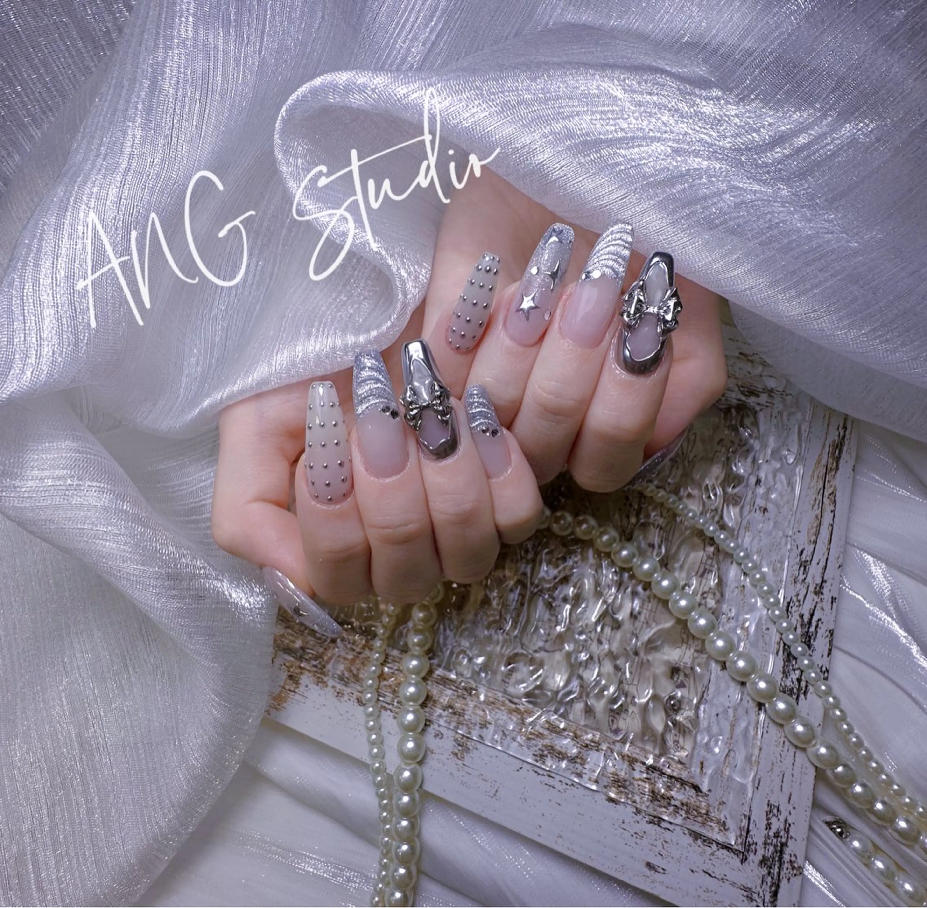 ネイル ハンドネイル ハンドケア ANG Studioのネイルデザイン