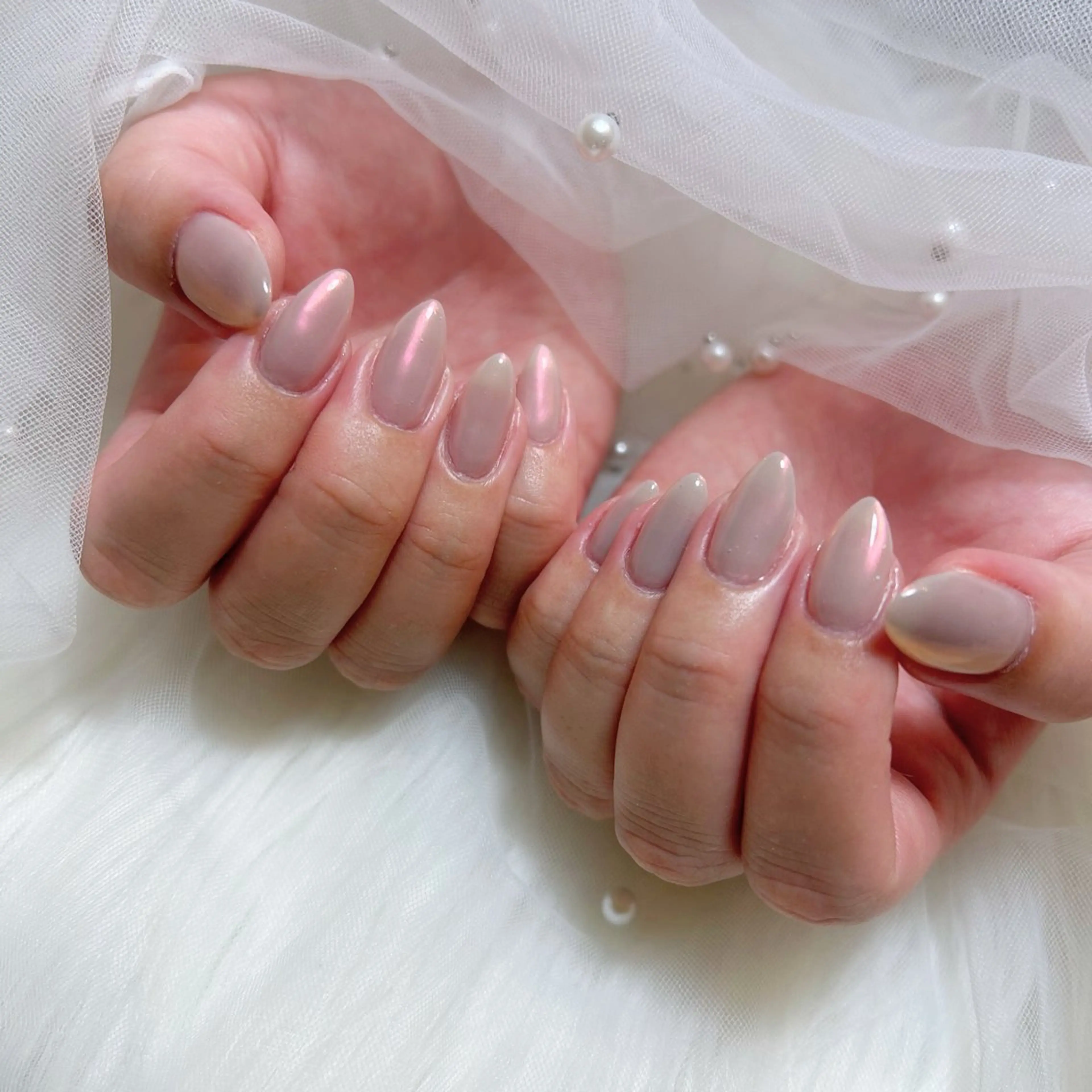 ネイル ミラーネイル ハンドネイル EmaNail Risaのネイルデザイン