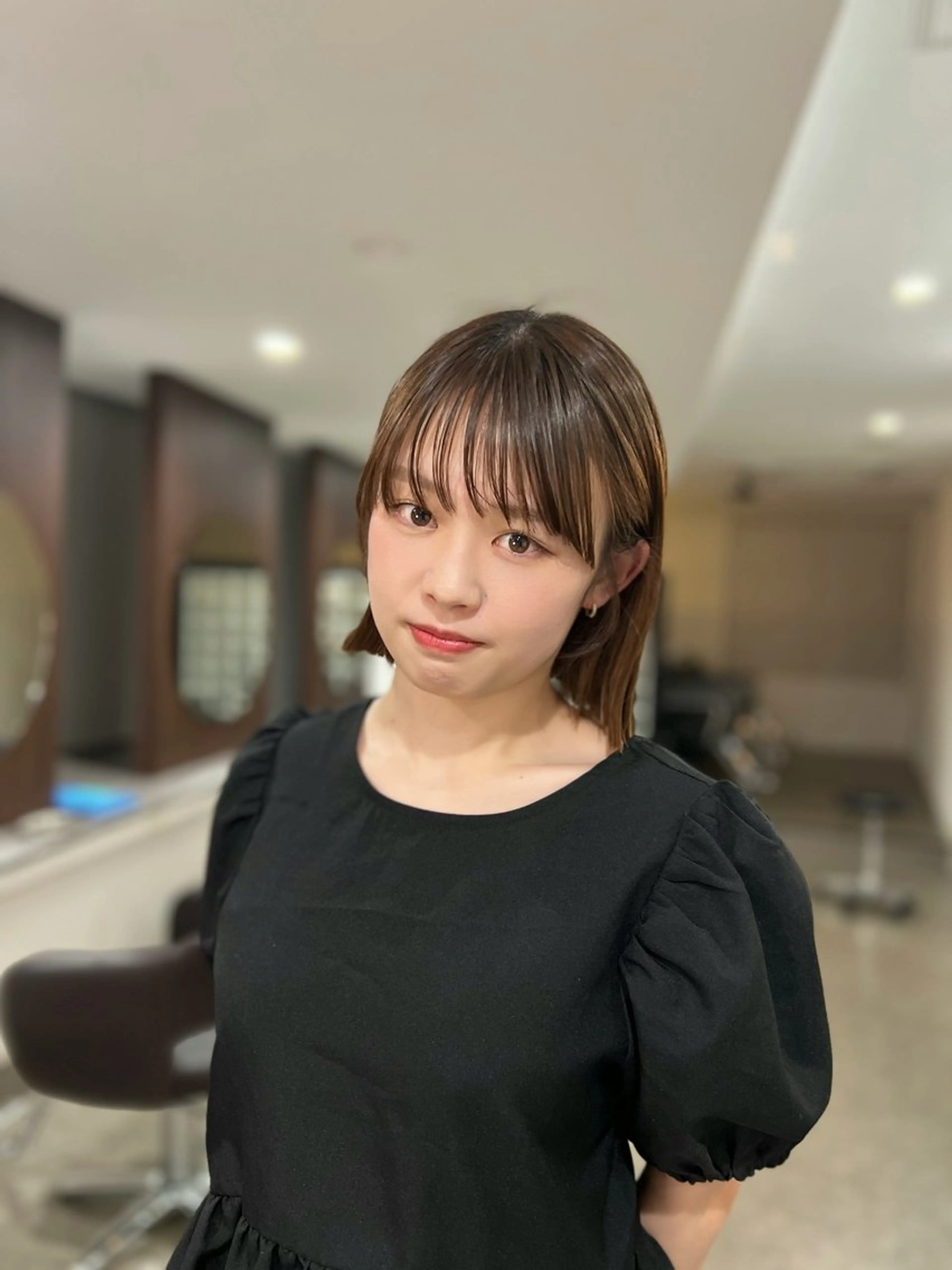 ショート カット 縮毛矯正 トリートメント 艶髪/髪質改善 【熊野隼人】のヘアスタイル