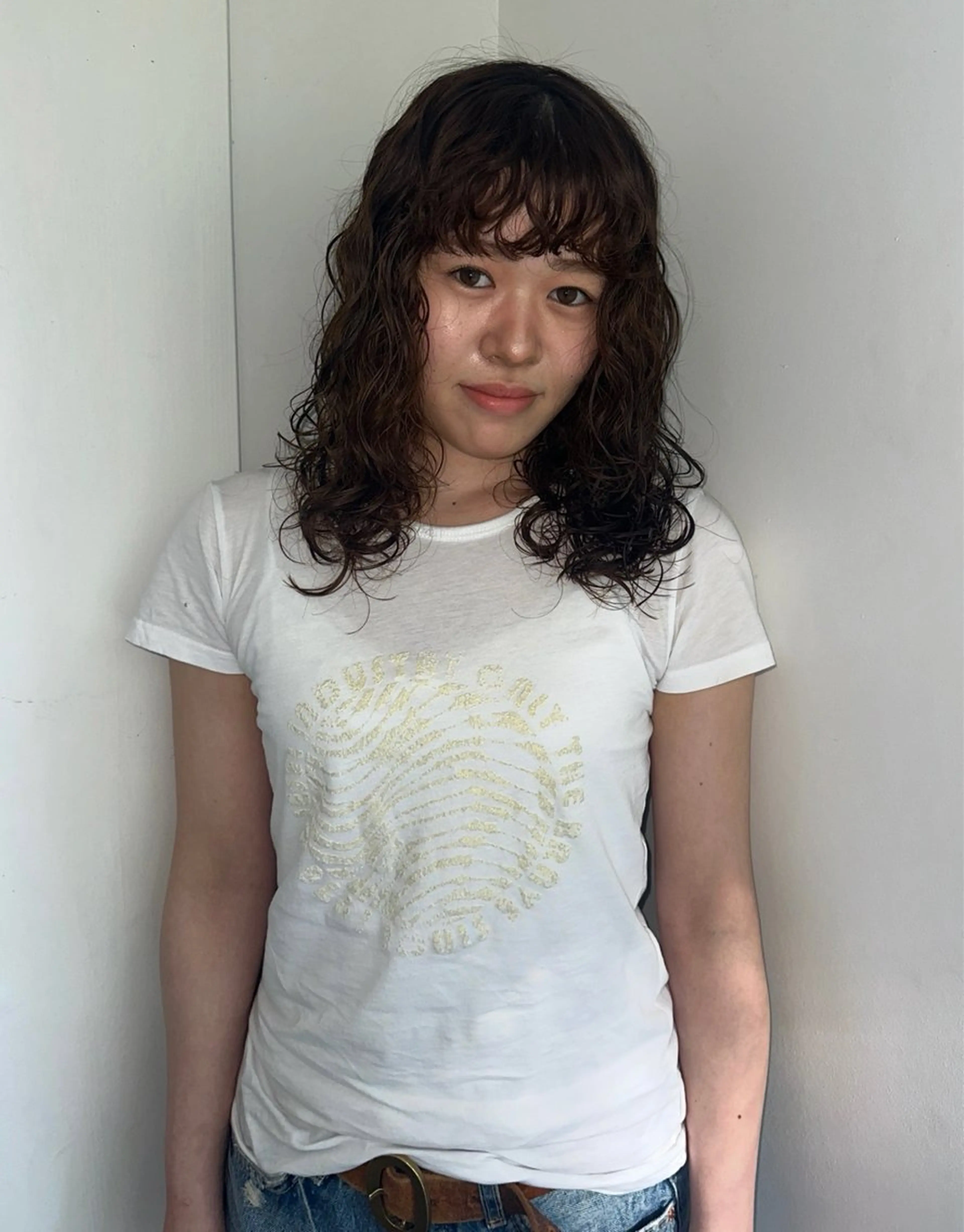 パーマ カット パーマ トリートメント 松本 雪愛のヘアスタイル