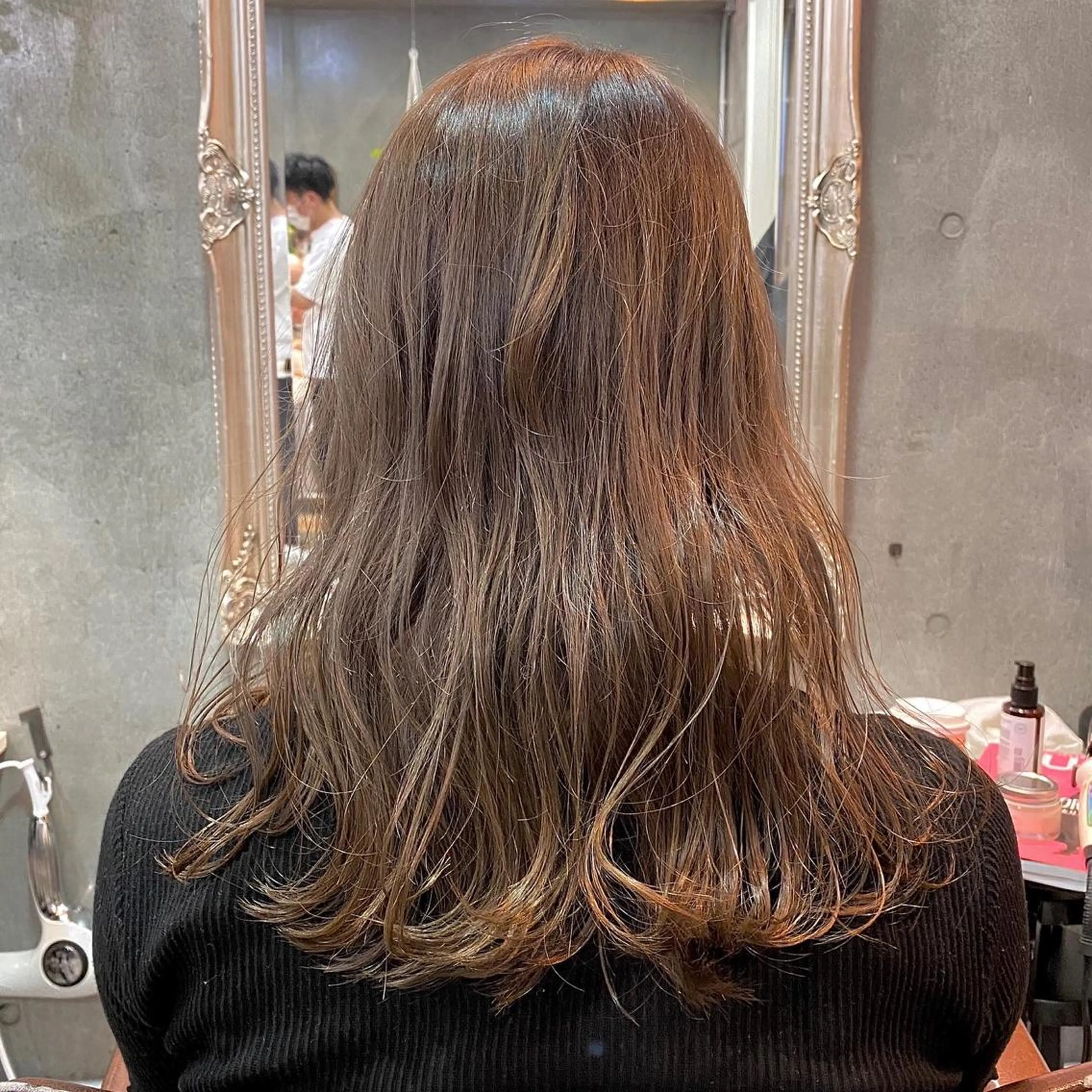 セミロング カラー ヘアアレンジ カット ヘアカラー トリートメント ヘッドスパ 【ダメージレス施術】 【透明感】北村 拓也のヘアスタイル