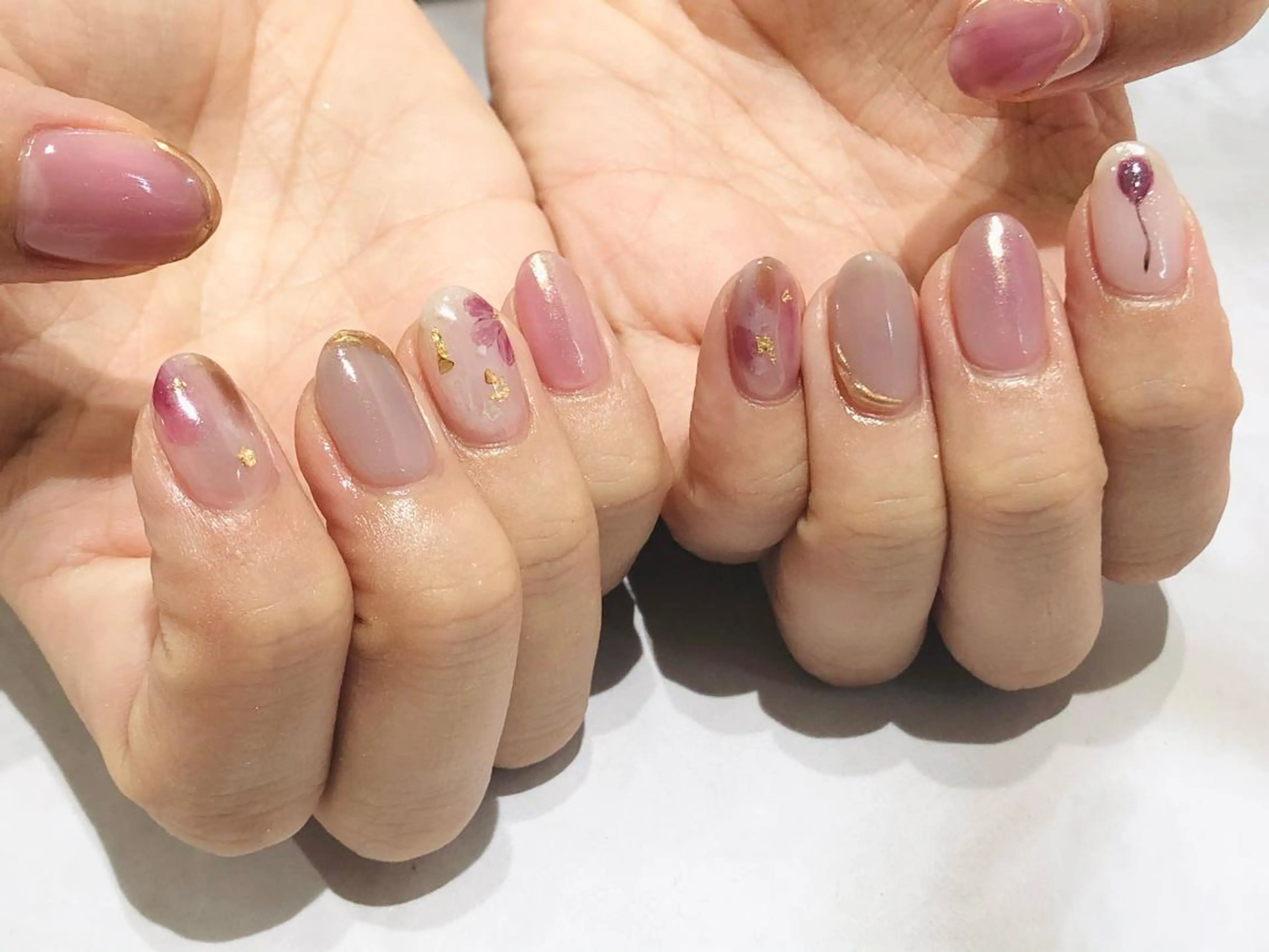 ネイル 舞田 苑香のネイルデザイン