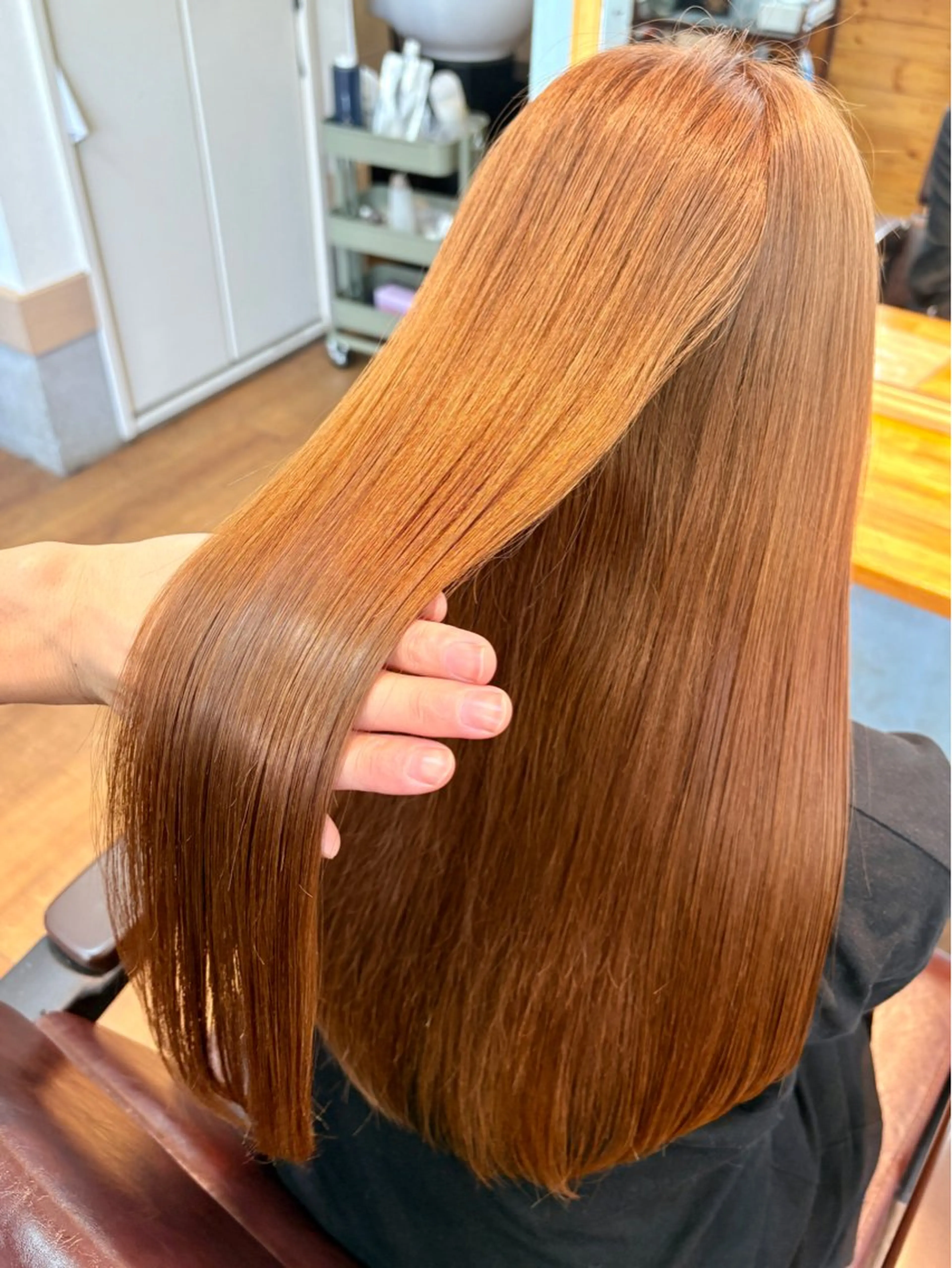 ロング カラー ヘアカラー トリートメント 髙木 優人のヘアスタイル