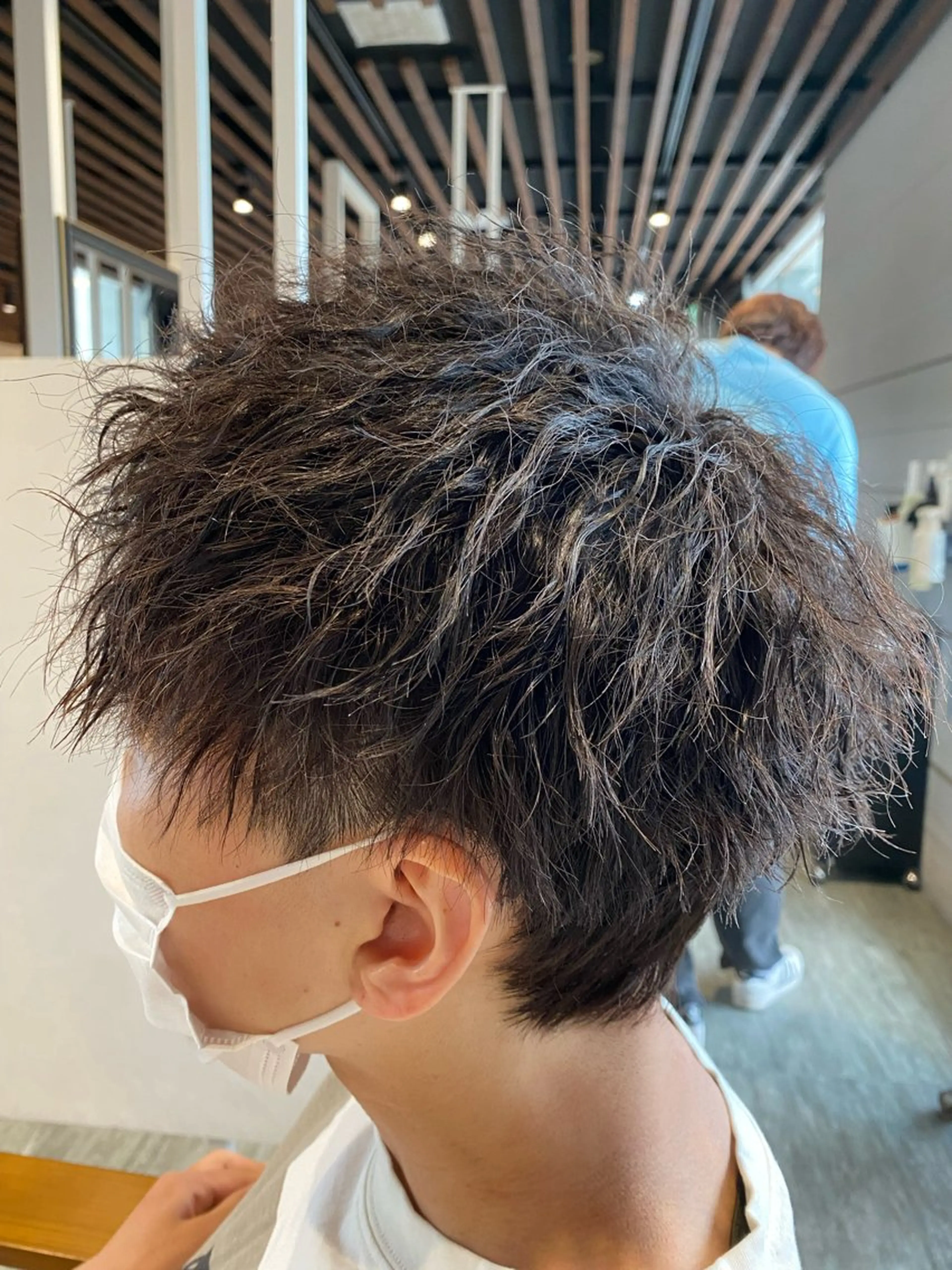 ショート ツイストパーマ 上田 幸駿のヘアスタイル