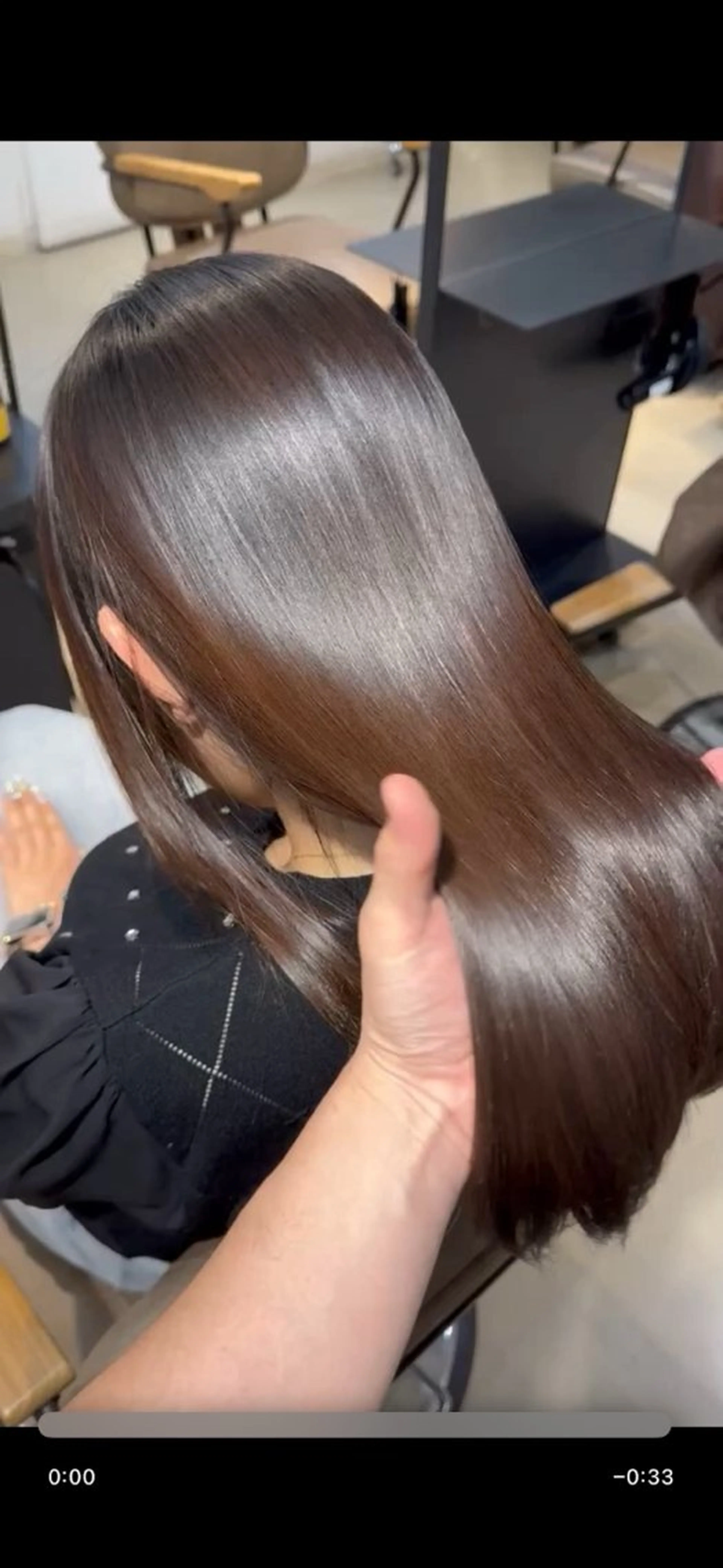 セミロング カット 縮毛矯正 ⭕️縮毛矯正×艶髪 /賀川サトシ⭕️のヘアスタイル