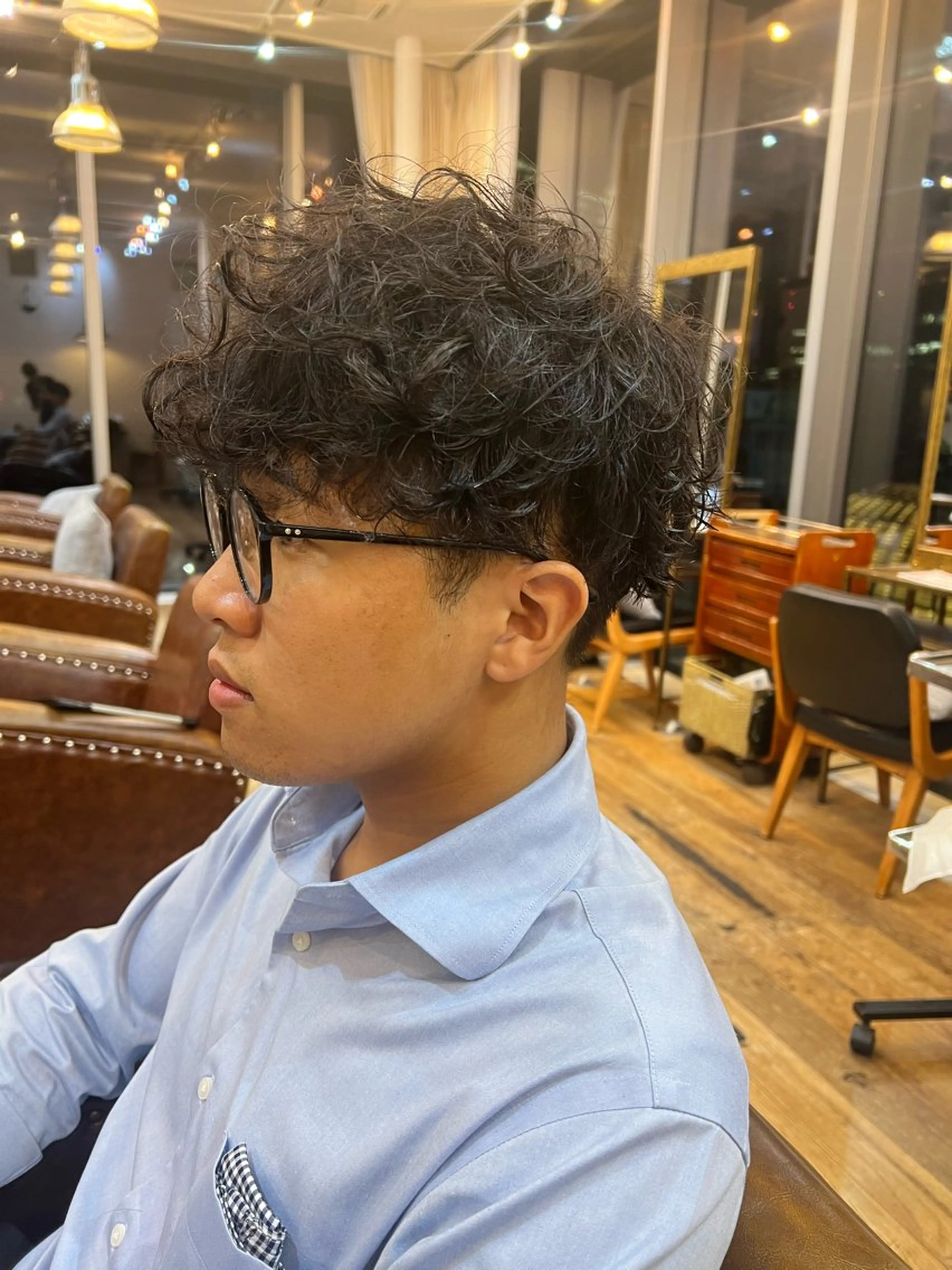 パーマ メンズ マッシュ メンズパーマ Maki /Jr.スタイリストのヘアスタイル