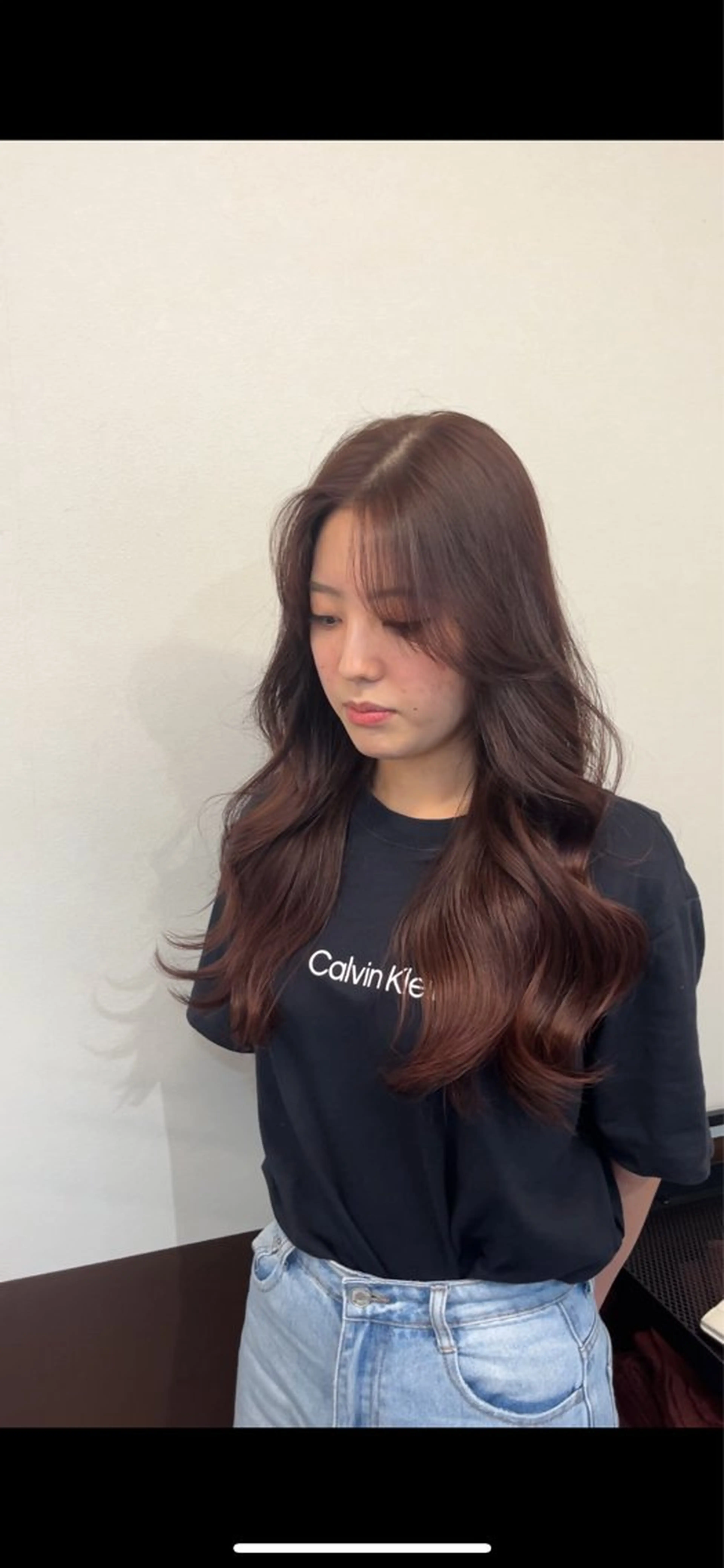 ロング カット ヘアカラー 梅田/髪質改善特化/ 艶カラー🫧さくらこのヘアスタイル