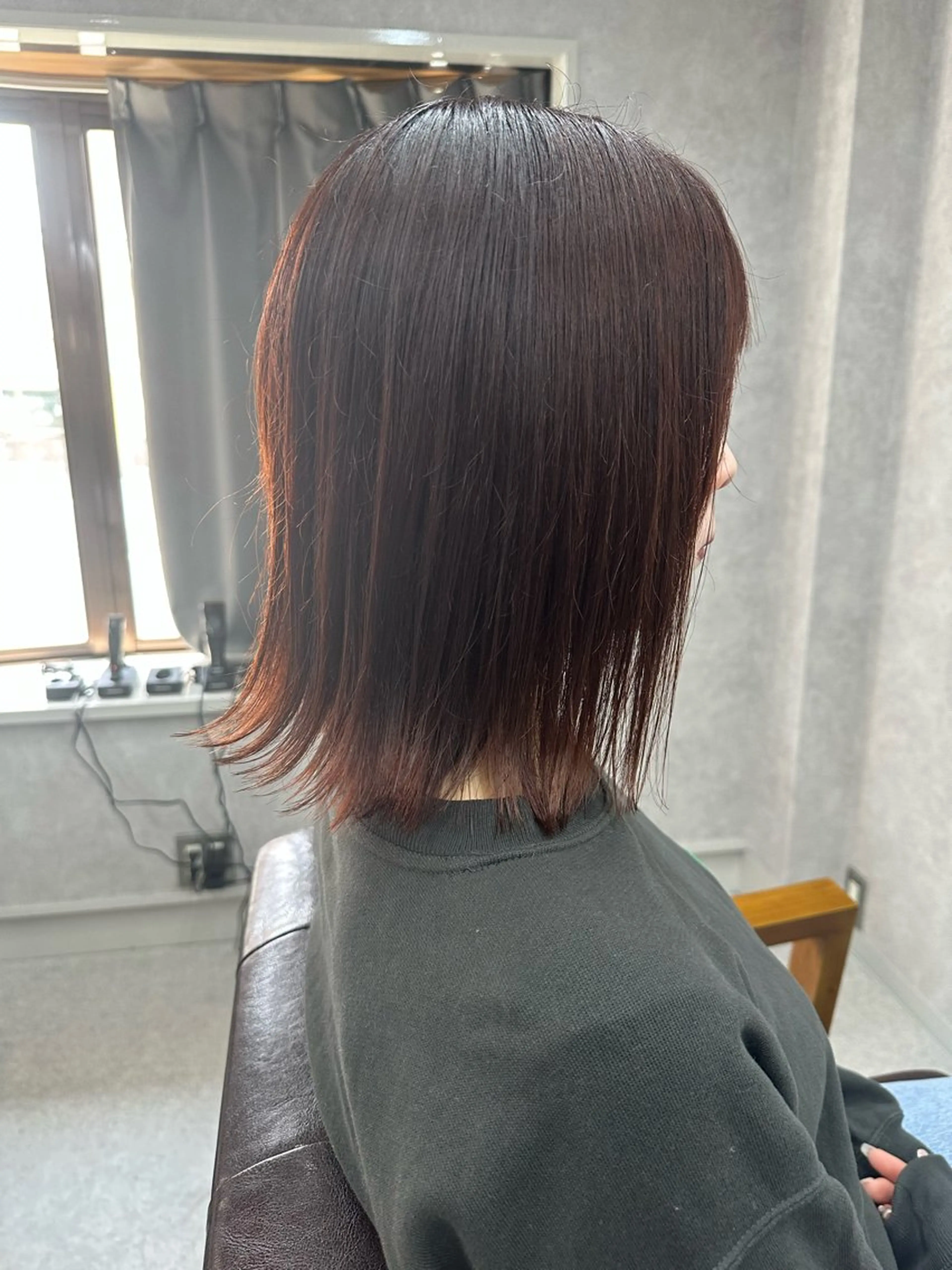 ミディアム カラー カット ヘアカラー Lien 深井店のヘアスタイル