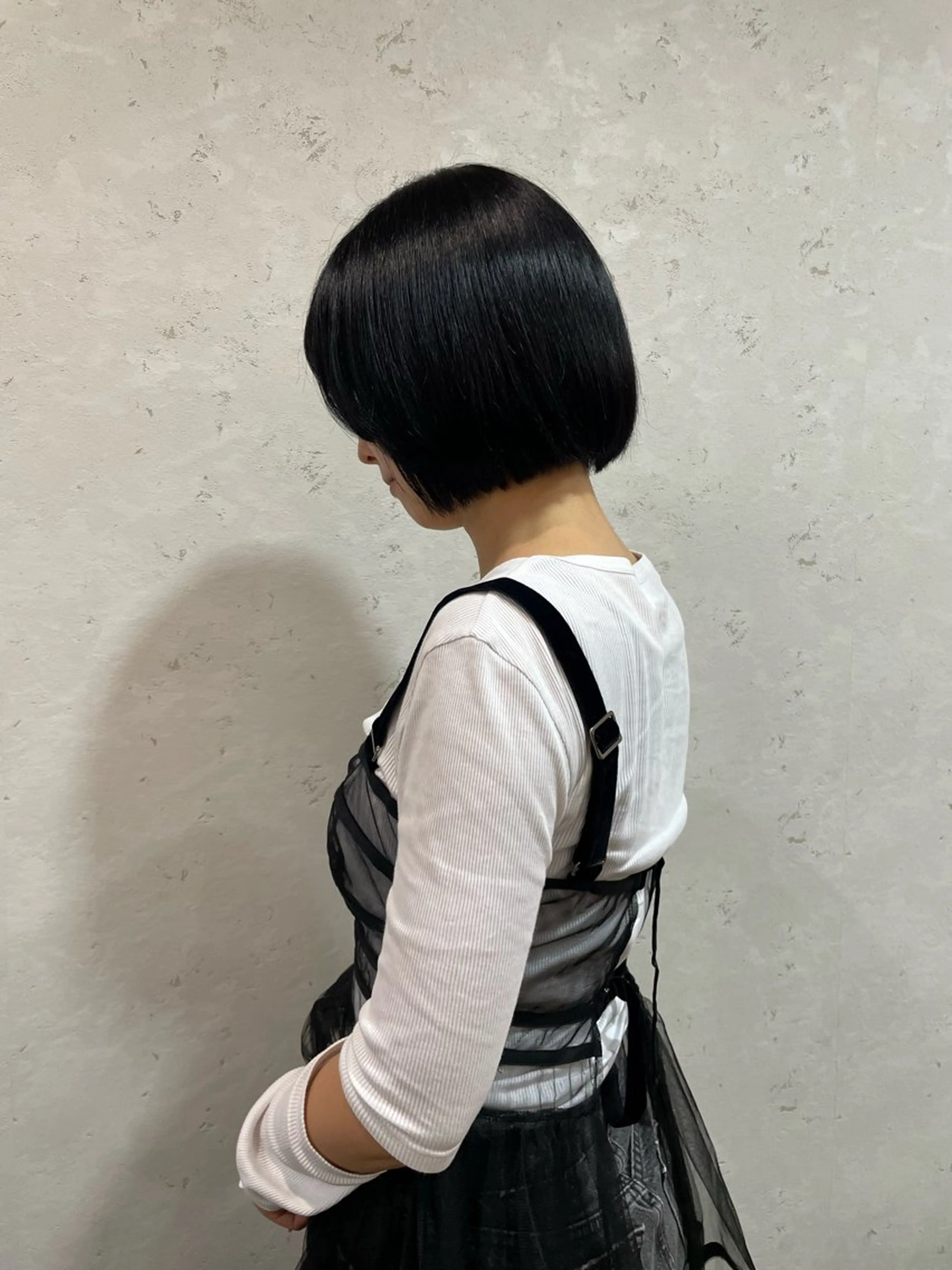 ショート カラー 黒髪 髪質改善/Bloss om🌷高橋沙衣のヘアスタイル