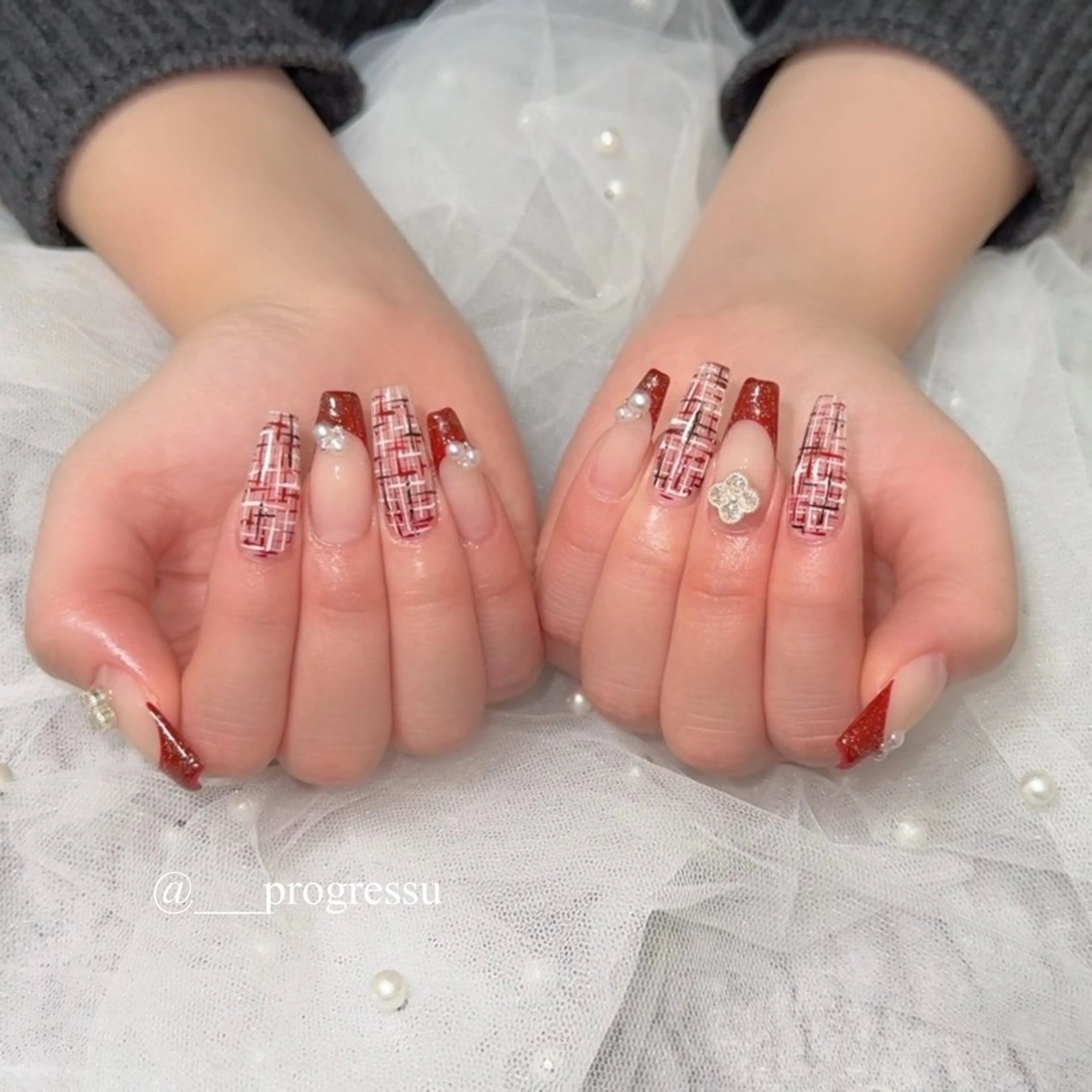 ネイル ハンドネイル progress uのネイルデザイン