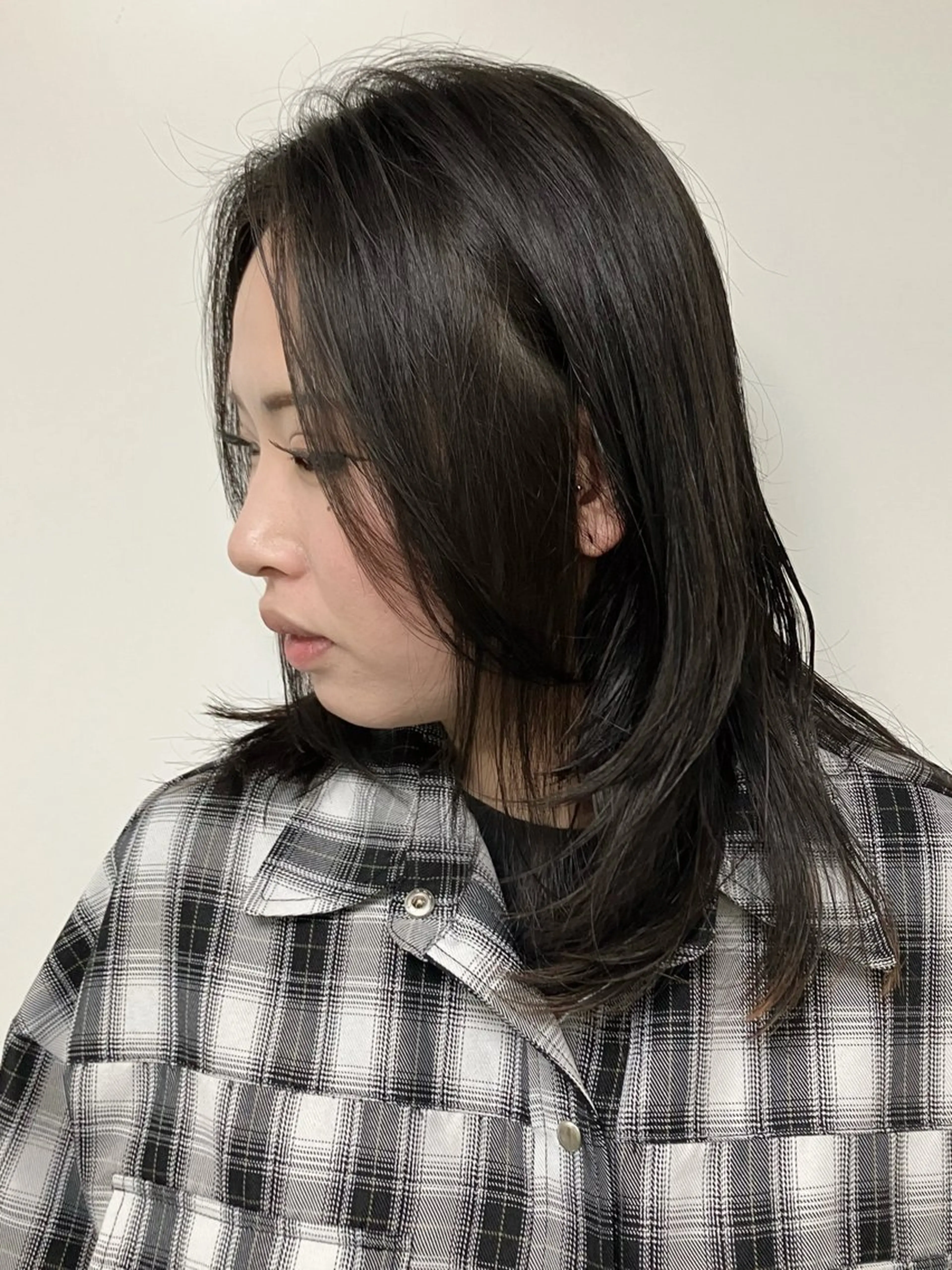 セミロング ショートボブ ボブ レイヤーカット 似合わせカット ウルフカット fumikaブリーチ /ウルフのヘアスタイル