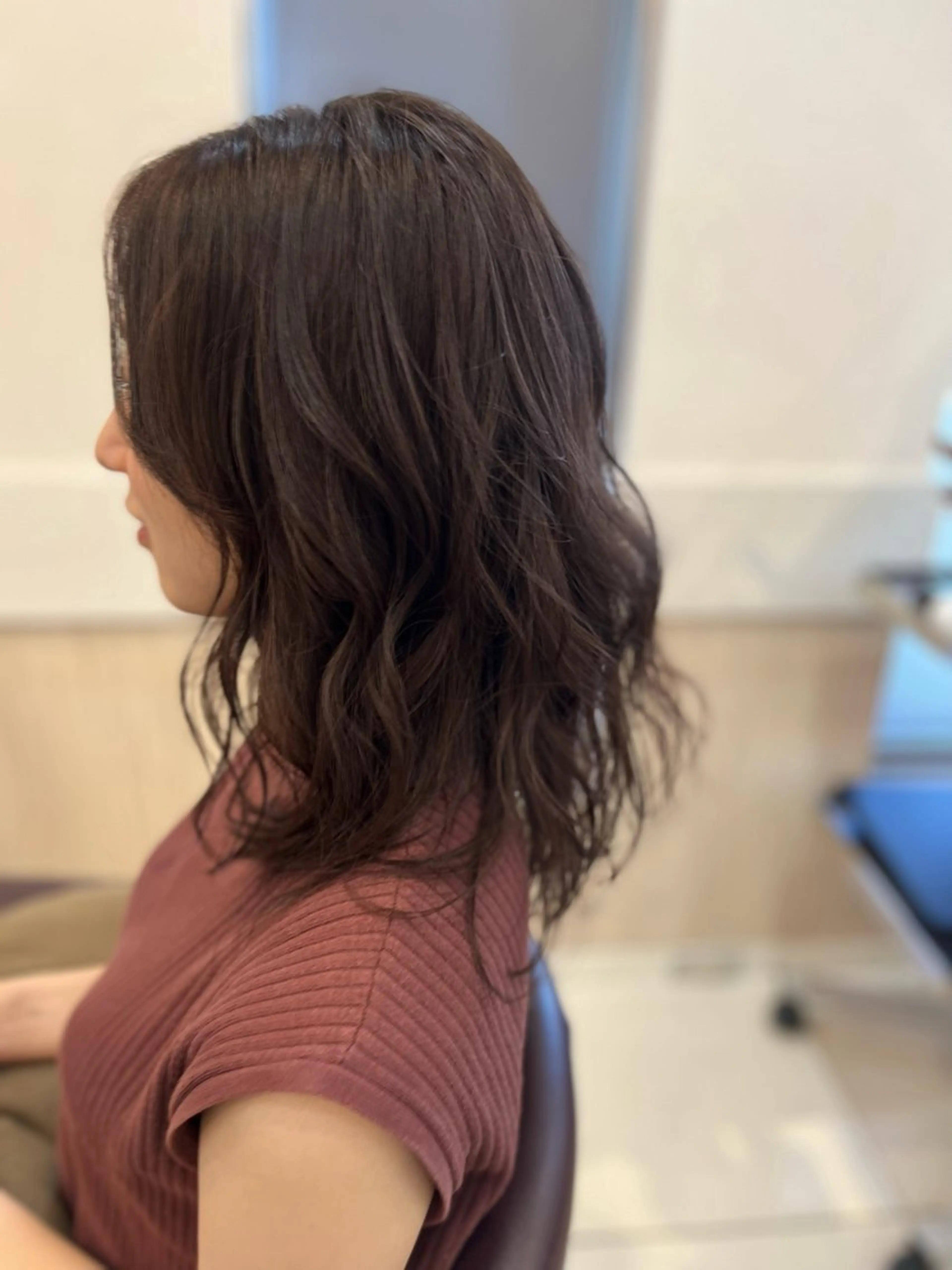 ミディアム パーマ カット パーマ トータルビューティー K:R鶴川のヘアスタイル