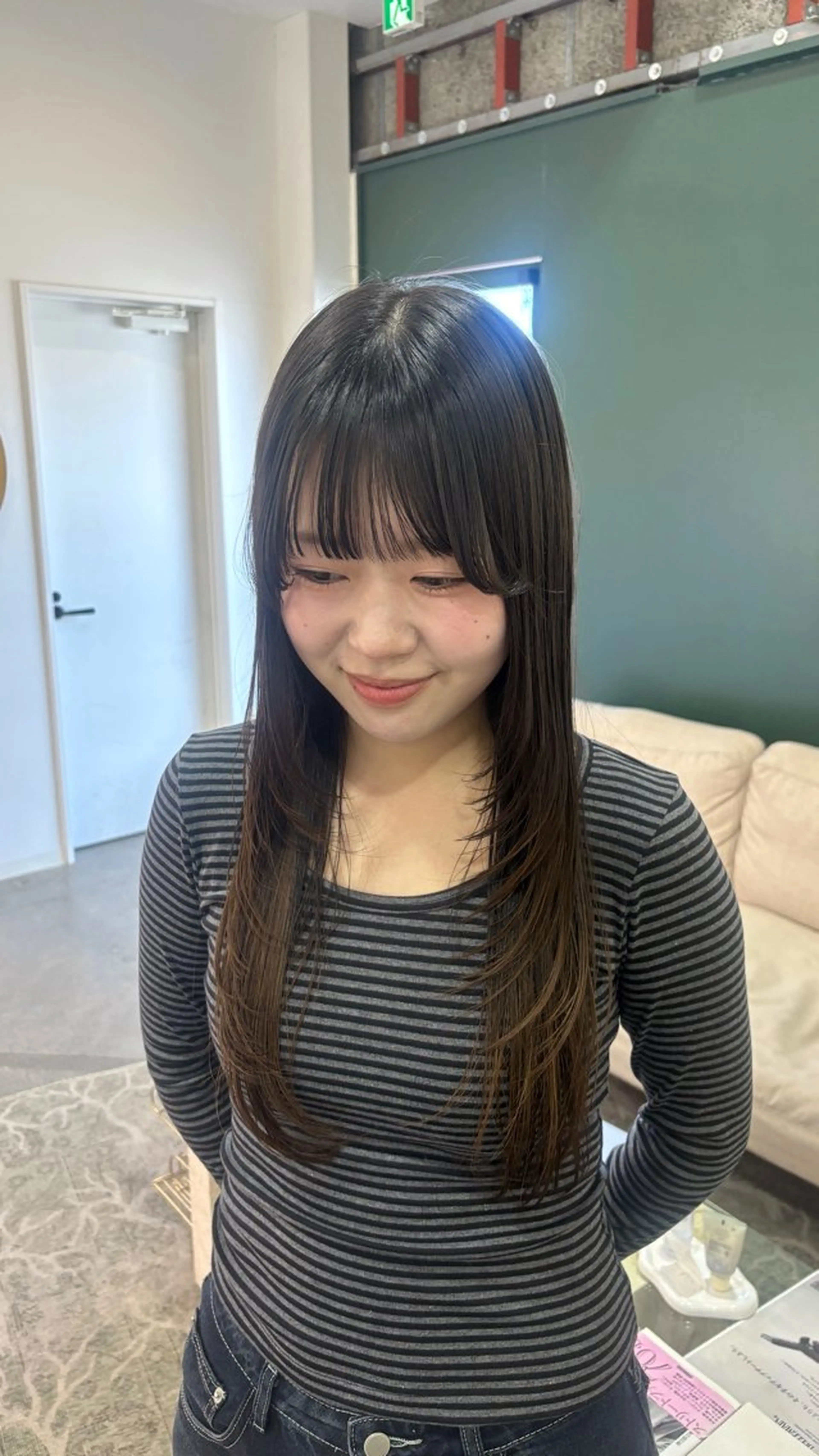 ロング レイヤーカット EDAME/ 心奈のヘアスタイル