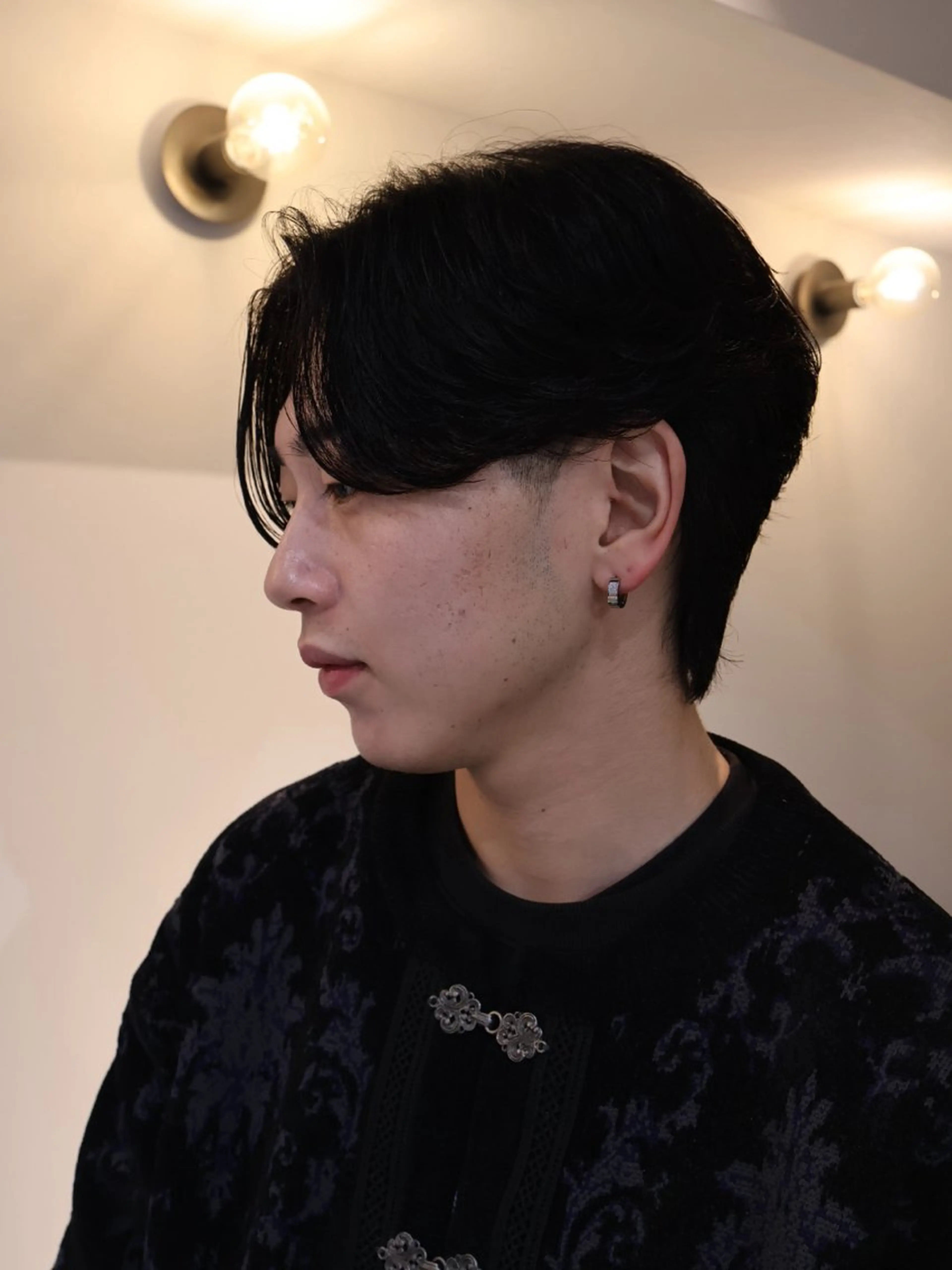 パーマ メンズ カット パーマ 心櫻/メンズパーマ/ ニュアンス/フェザーのヘアスタイル