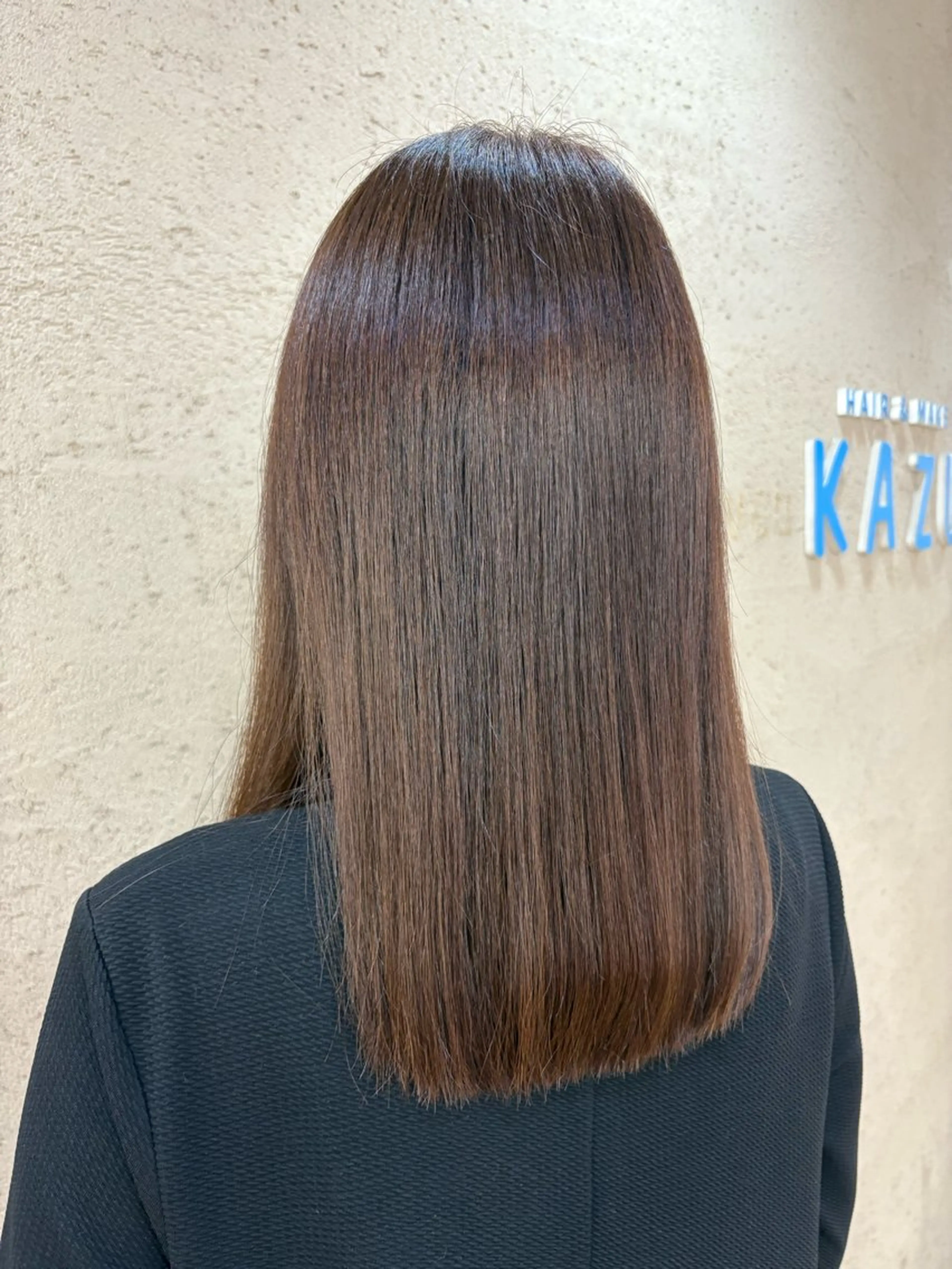 カラー ブラウンカラー ナチュラルブラウン KAZU satokoのヘアスタイル