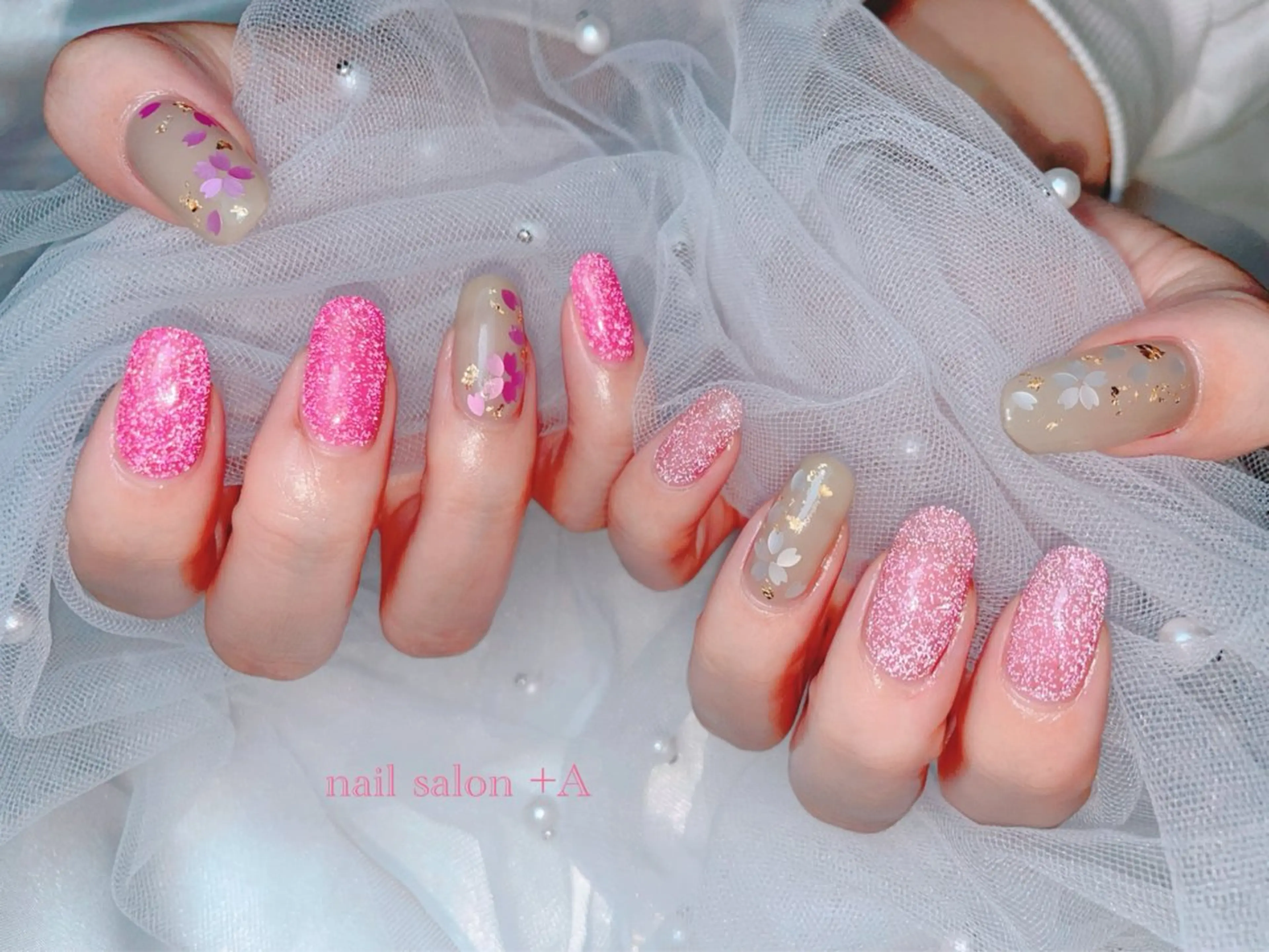 ロング Nail Salon +Aのネイルデザイン