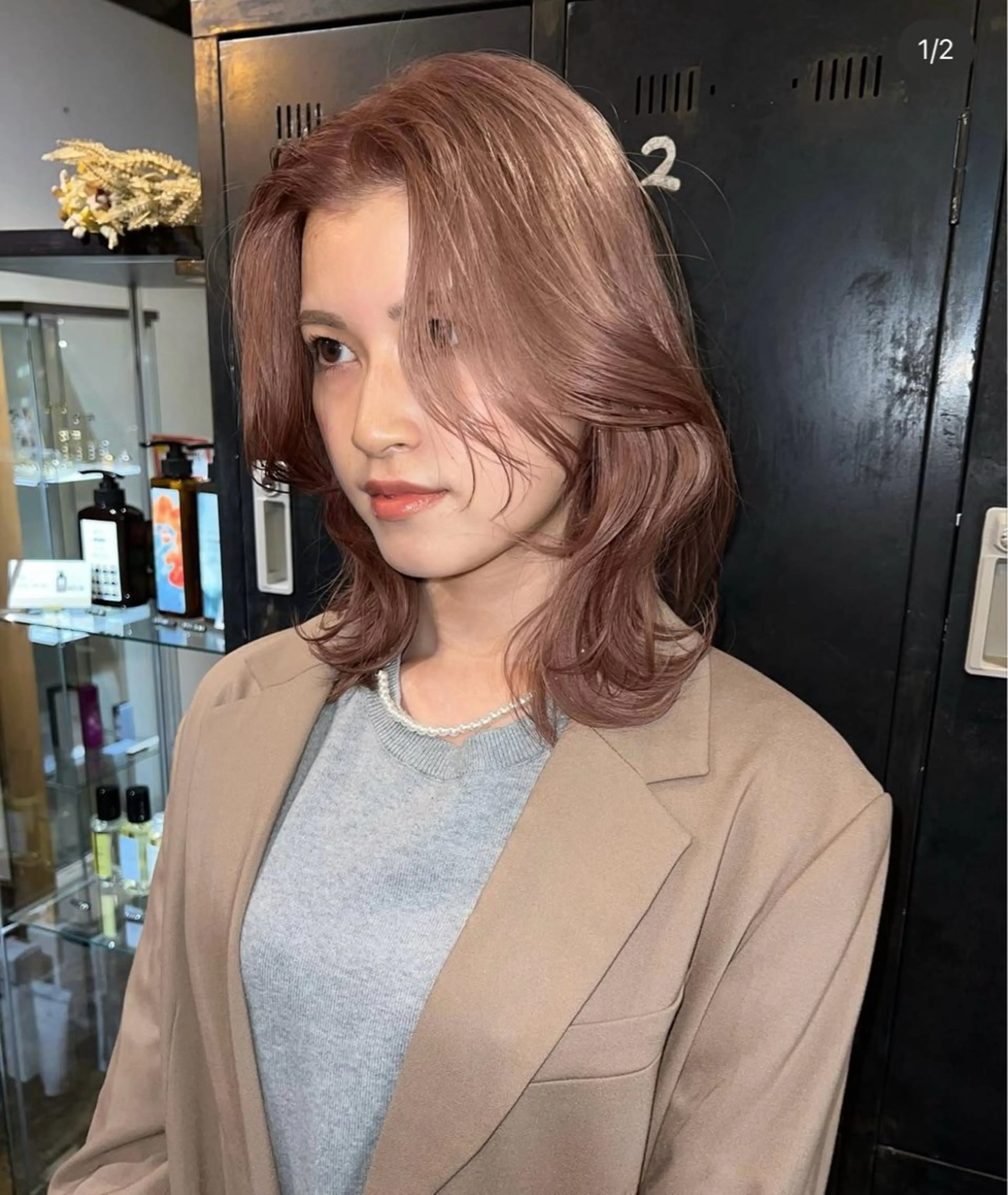 wカラー(ブリーチ＋ベースカラー)の写真