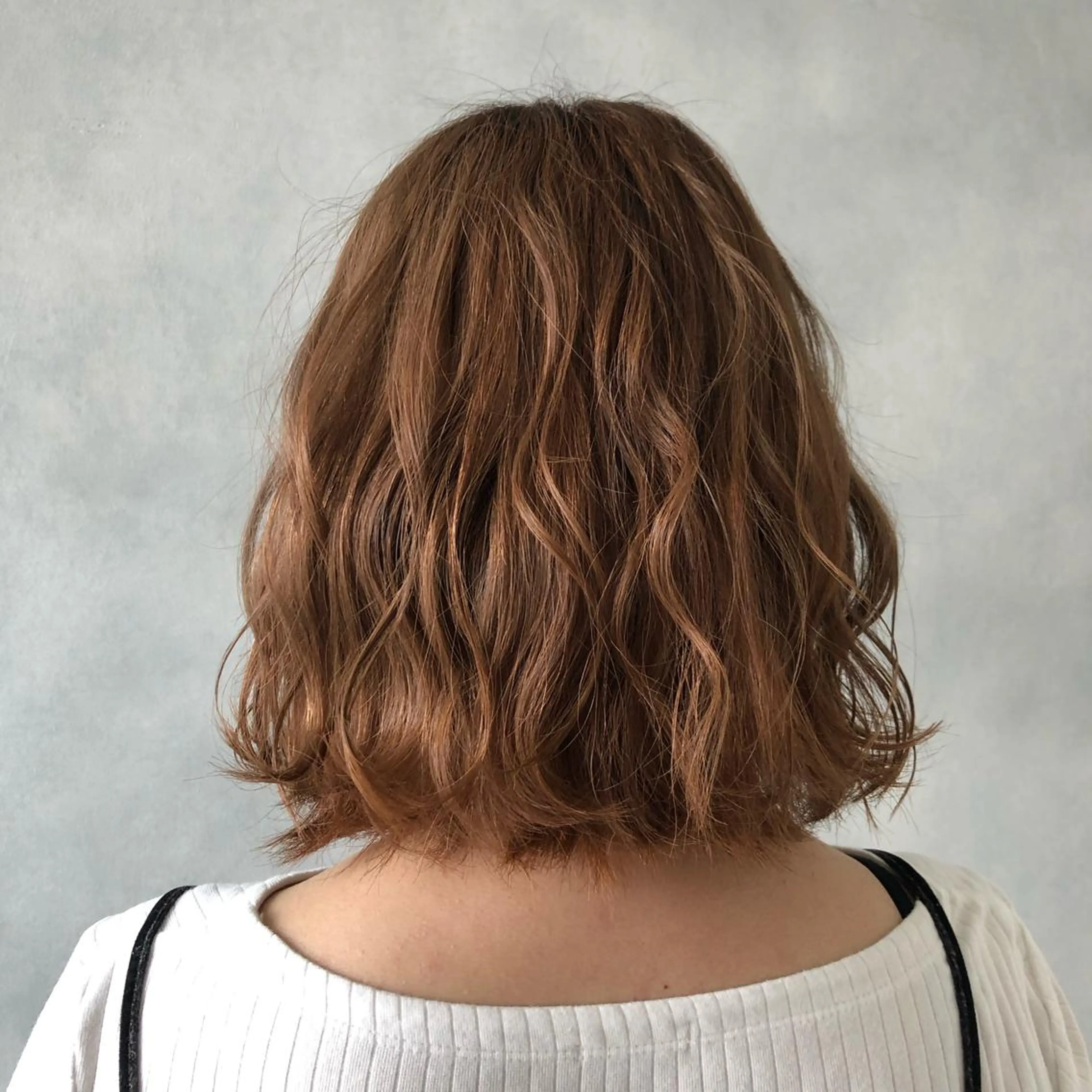 ミディアム カラー MOE🐈‍⬛🎀 エクステ/ワンホンのヘアスタイル