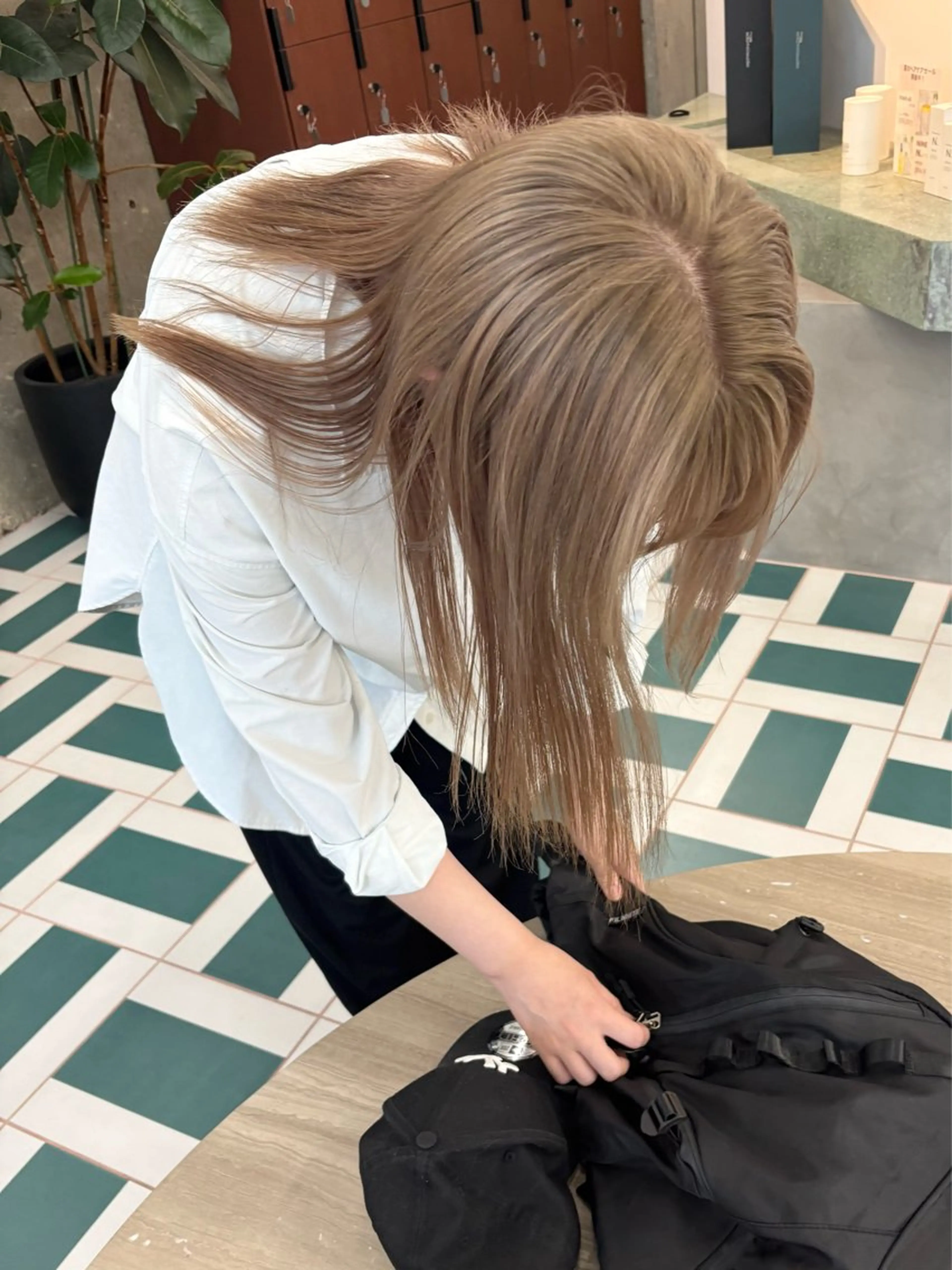 カラー ひかり/透明感カラー /ボブのヘアスタイル