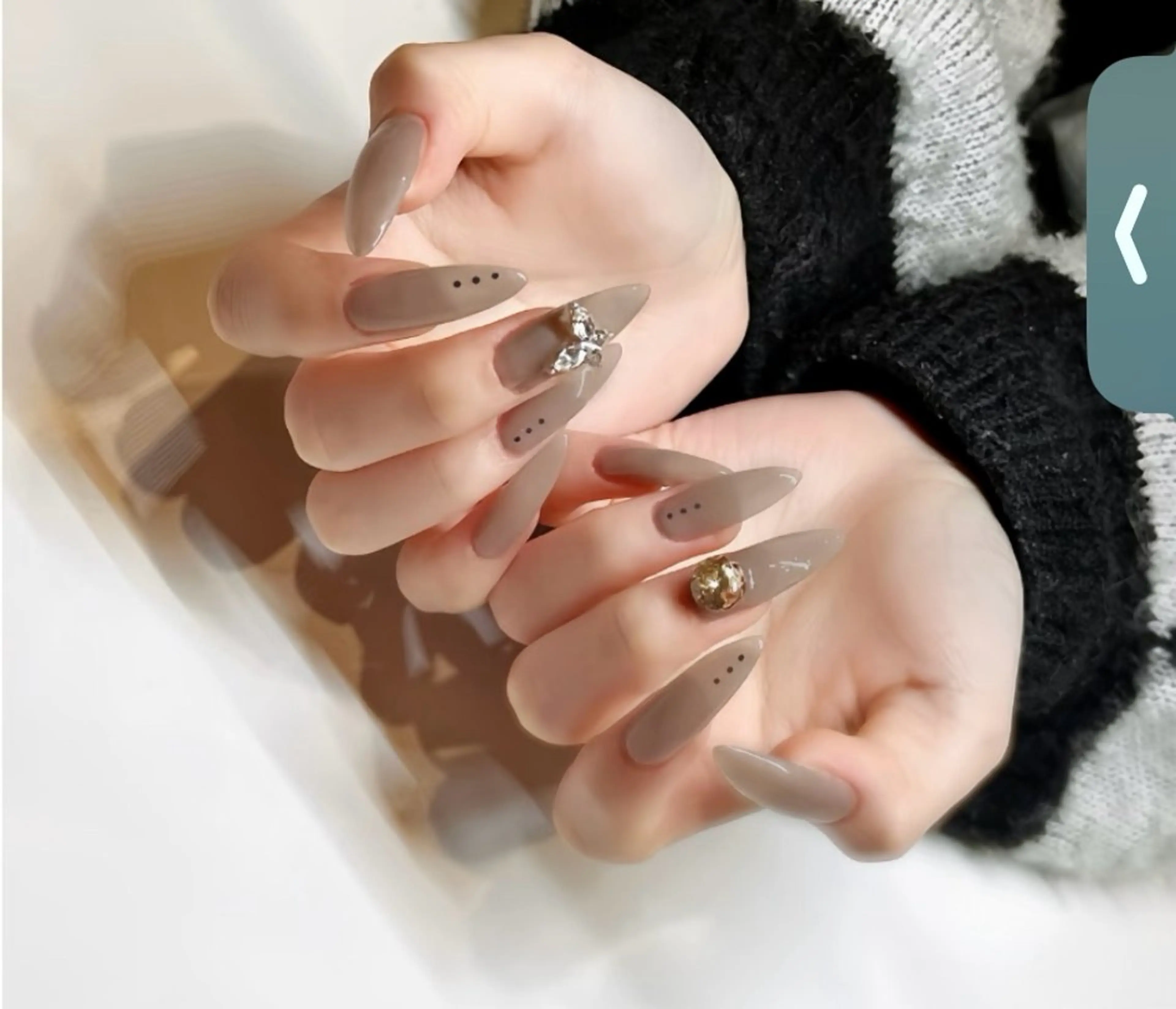 ネイル ハンドネイル H3 Nail Tsuki🦋💙のネイルデザイン