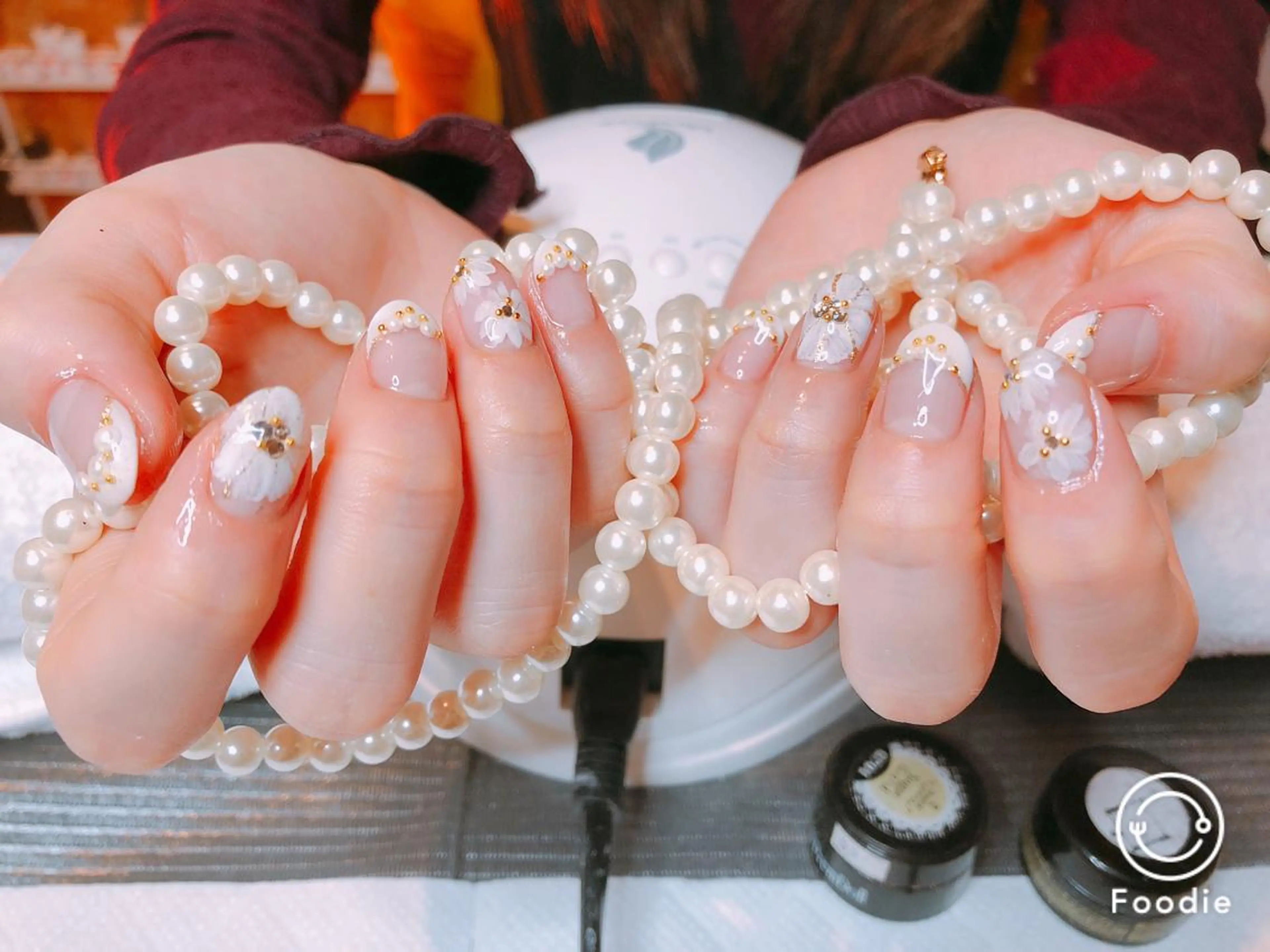 ミディアム ネイル 長さ出し専門 nynaのネイルデザイン