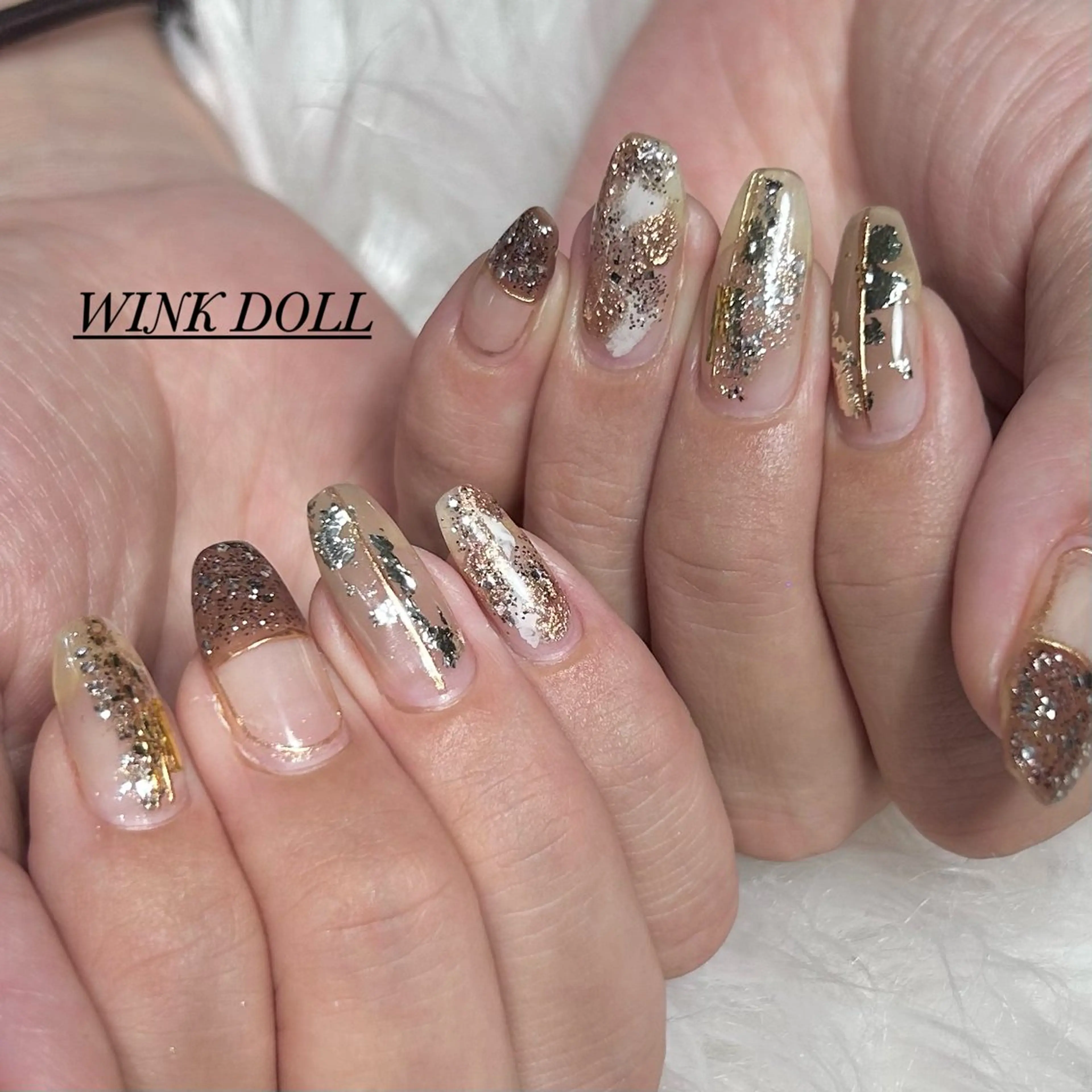 ネイル ハンドネイル WINK DOLL 🌹MIRAIのネイルデザイン