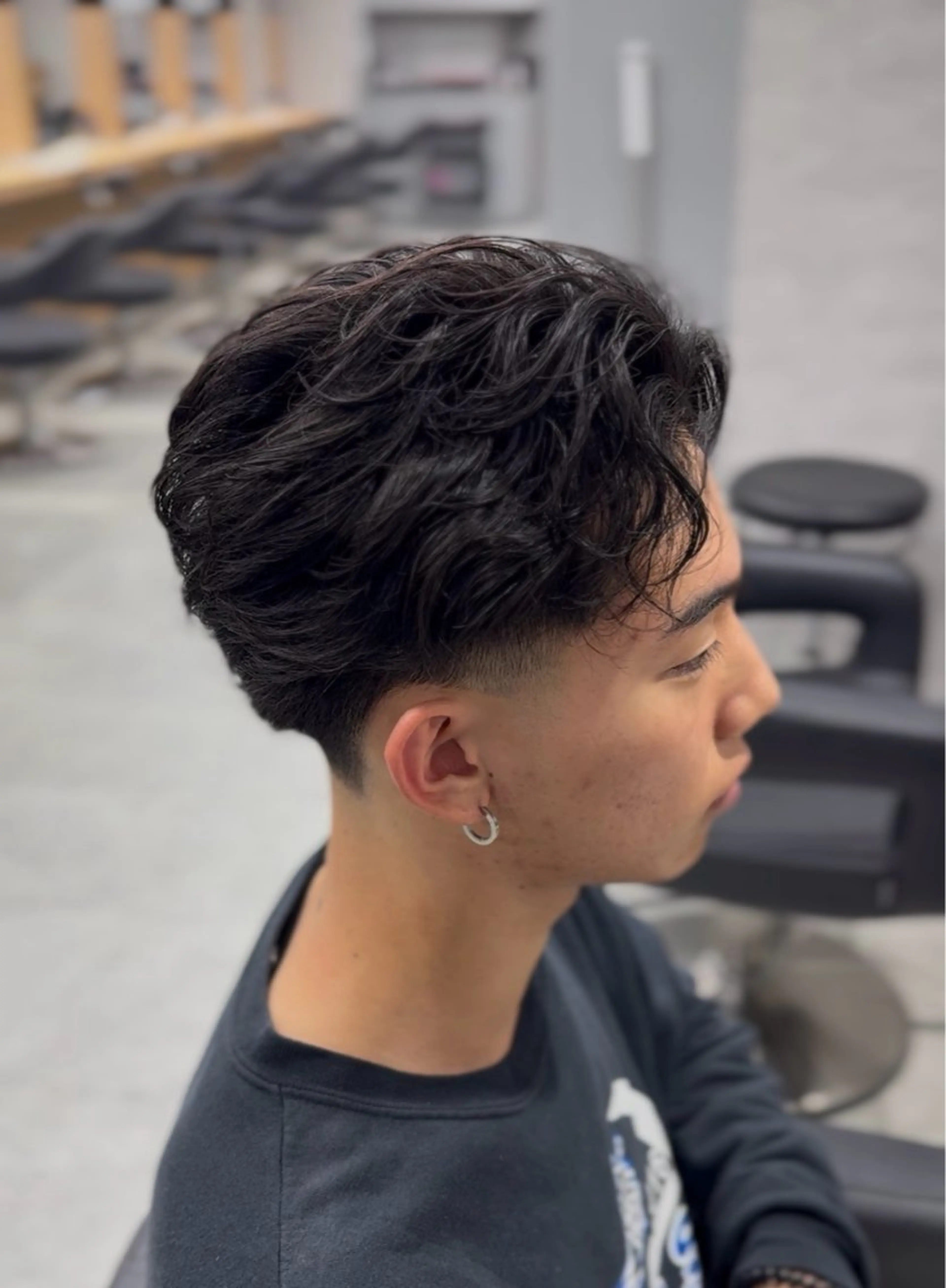 ショート カラー パーマ メンズ カット パーマ トリートメント ヘアセット 🔥メンズ 特化🔥菊水皐暉🔥のヘアスタイル