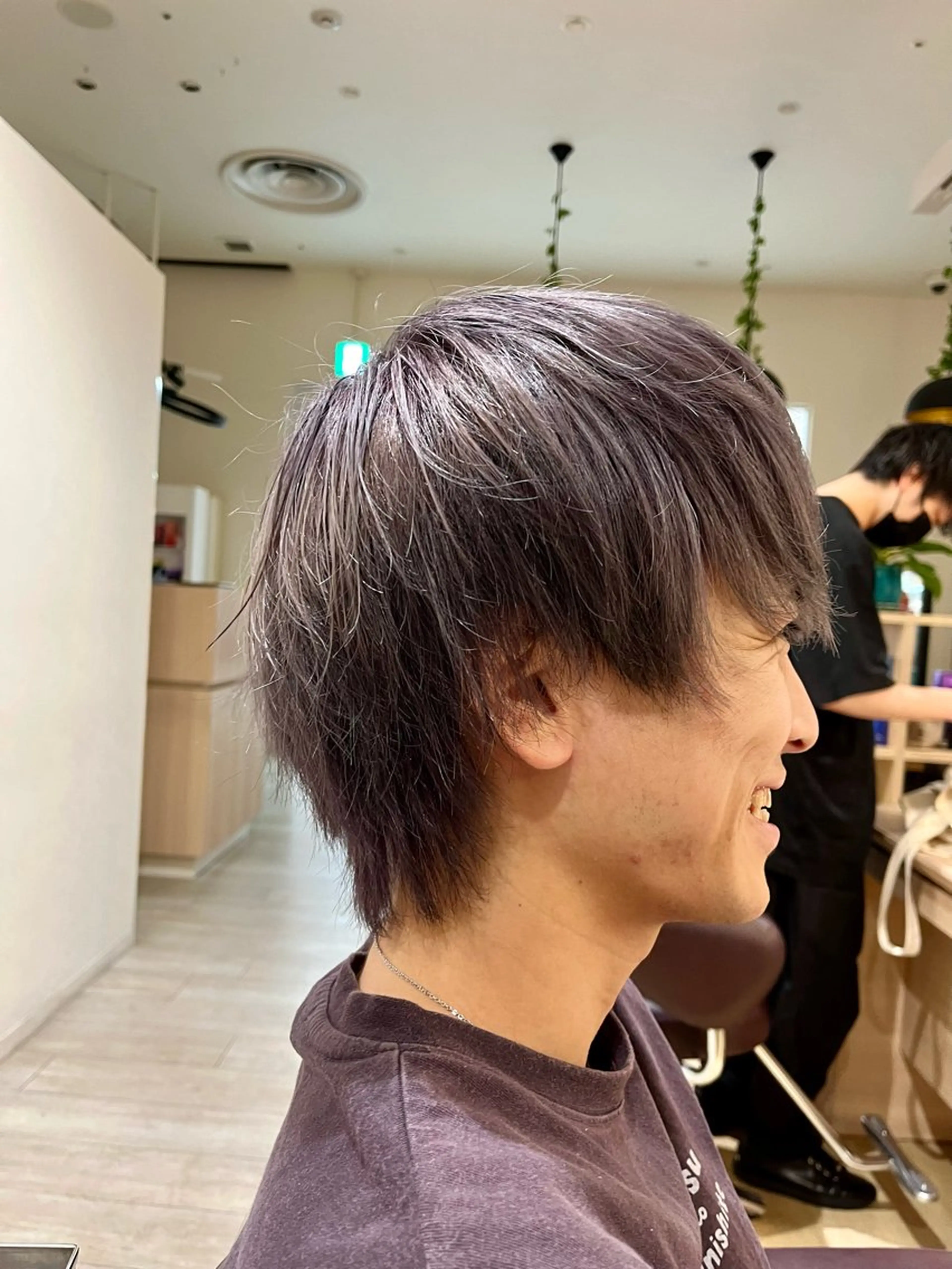 カラー メンズ シルバー メンズカット／パーマ 牛尾丈のヘアスタイル