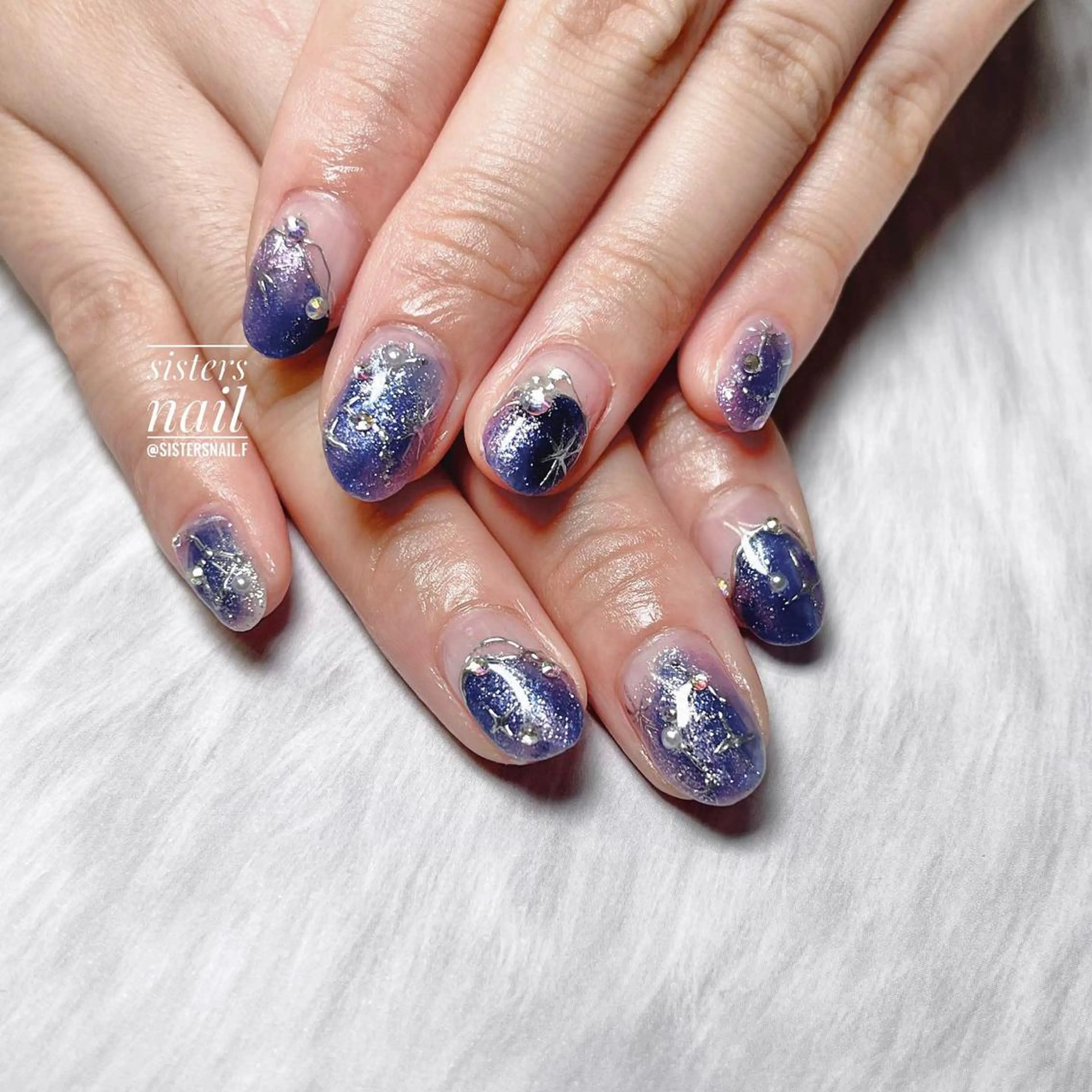 ネイル アートネイル ニュアンスネイル sisters nail.fのネイルデザイン