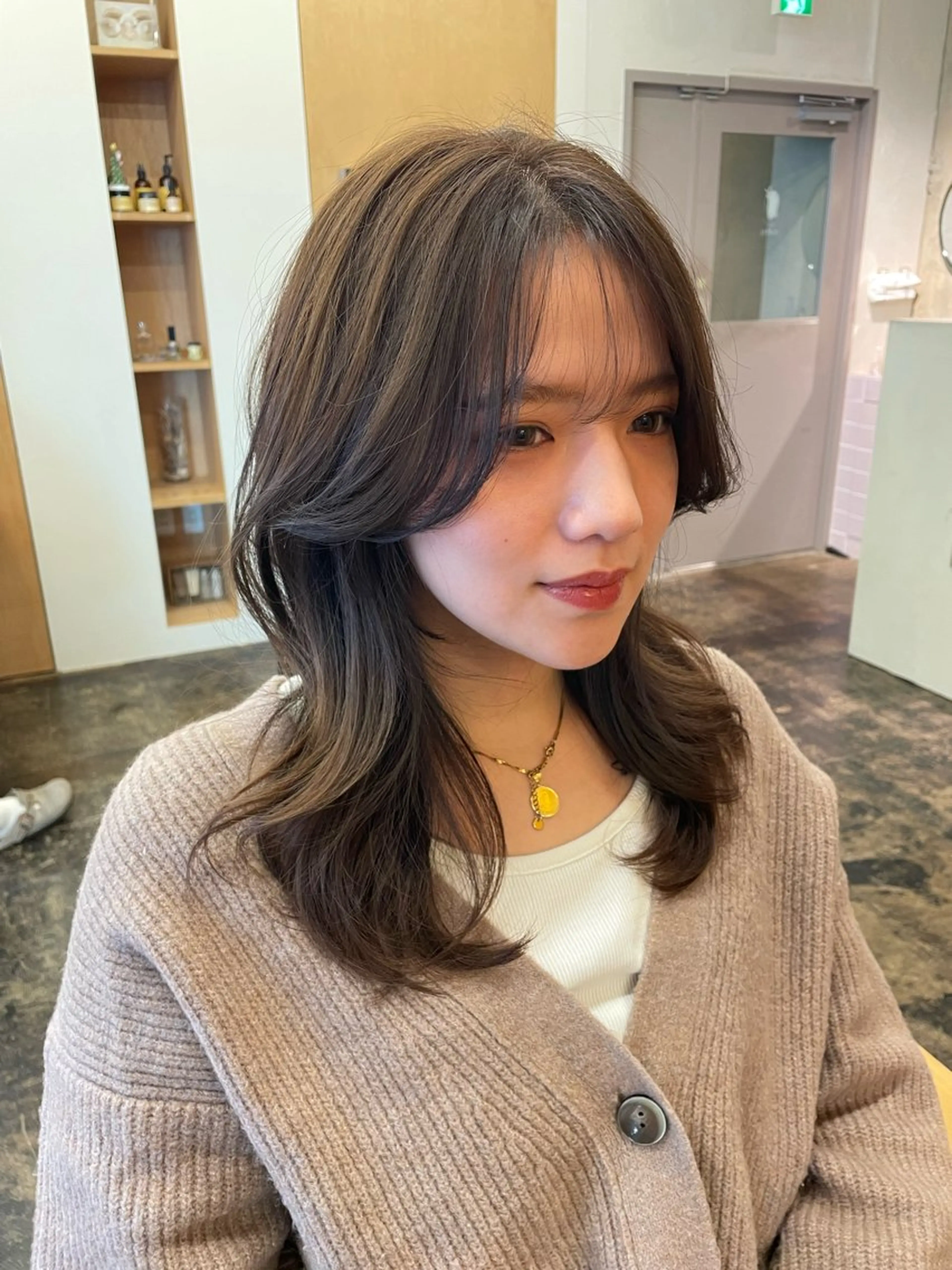 Cut＋straight perm(縮毛矯正)　￥18,500→￥16,500の写真