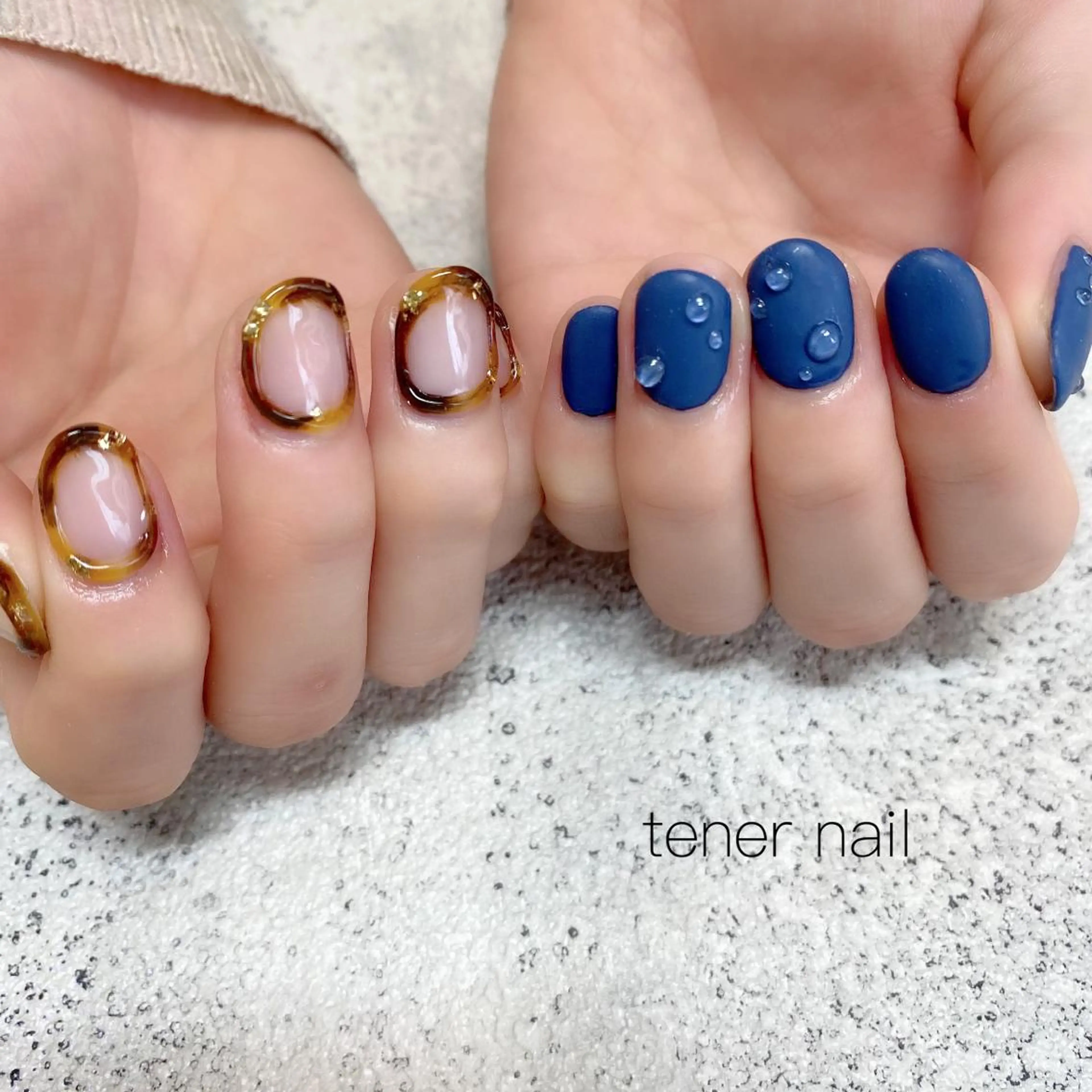ネイル べっ甲ネイル テネルネイル tener nailのネイルデザイン
