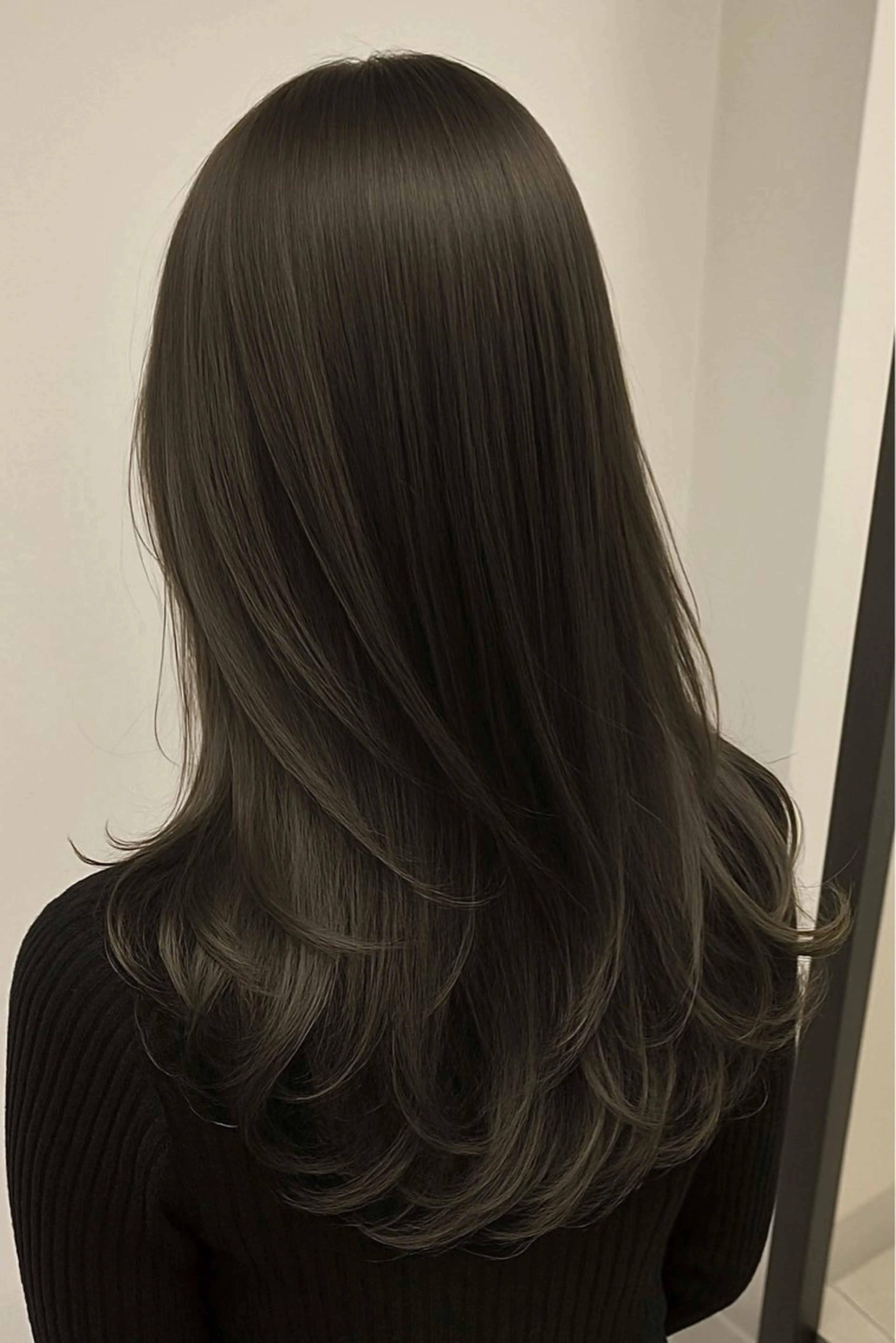 ロング カラー ゆ う あのヘアスタイル