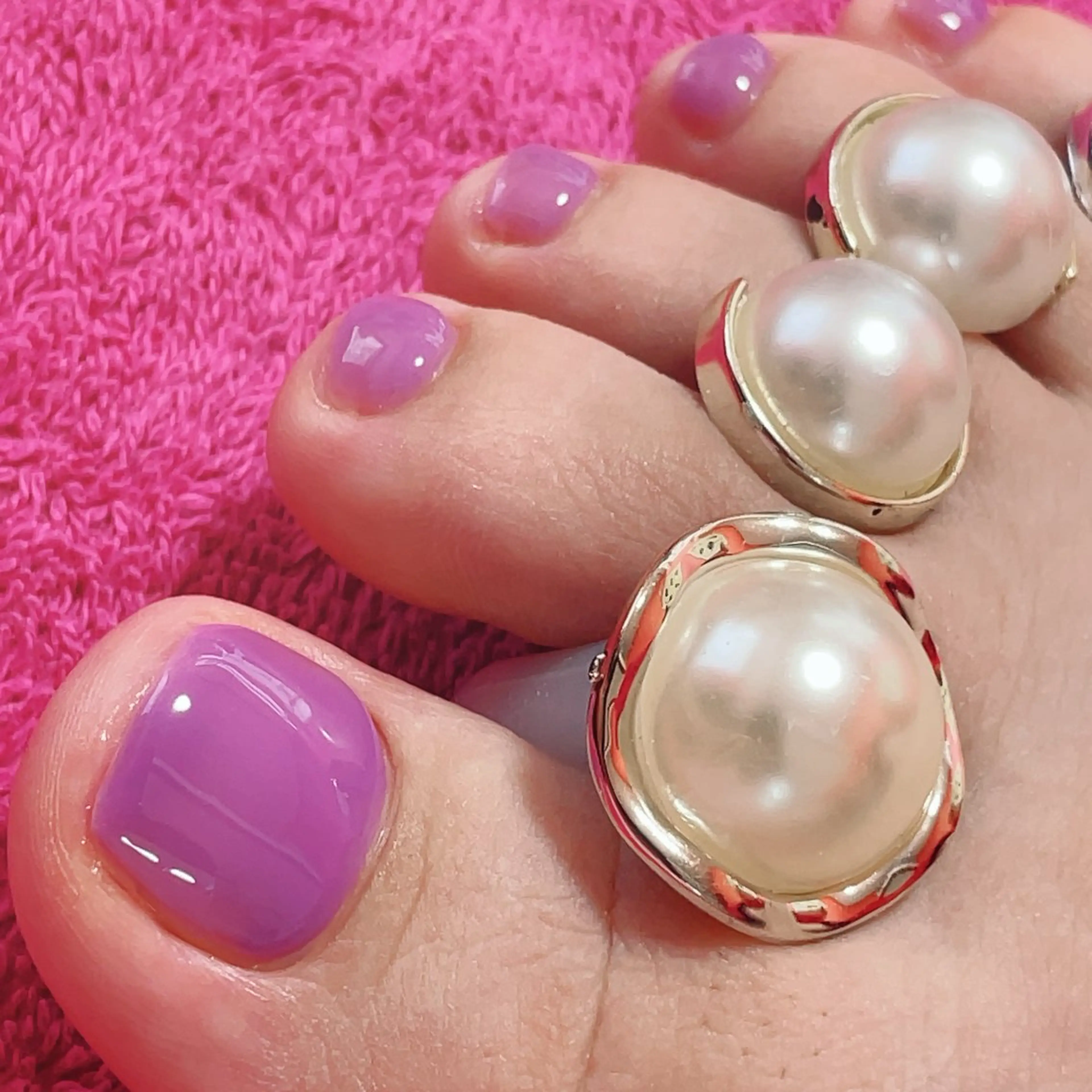 ネイル フットネイル 樫村 美波のネイルデザイン