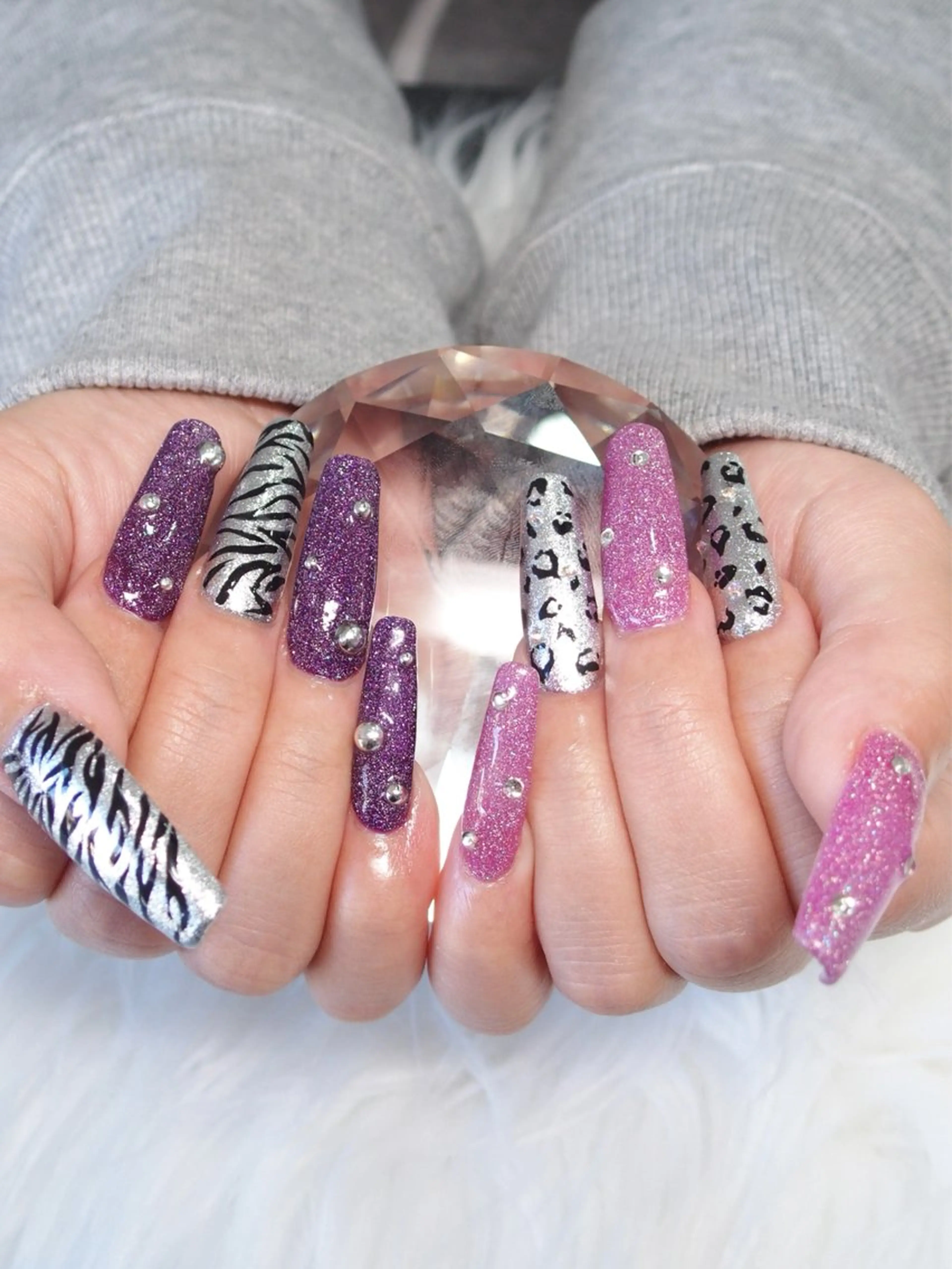 🐰ᩚ長さだし10本アートし放題の写真