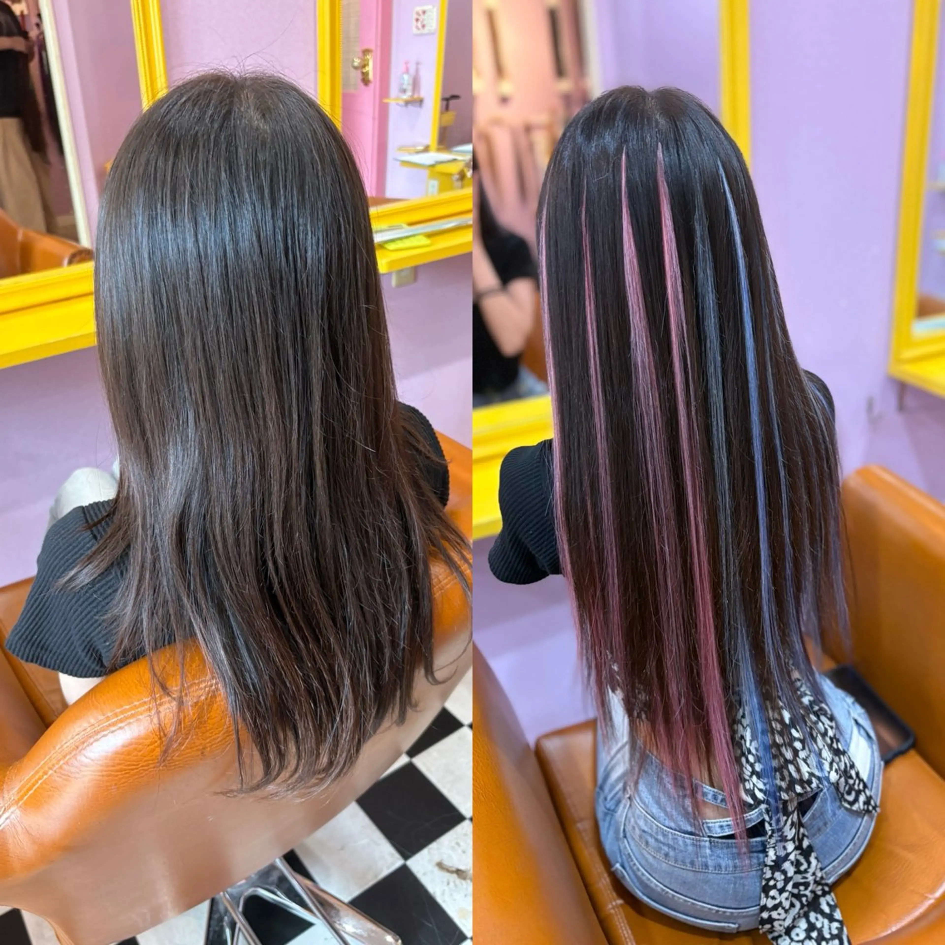 ロング エクステ チビ編み込みエクステ どぅ〜す/YUIのヘアスタイル