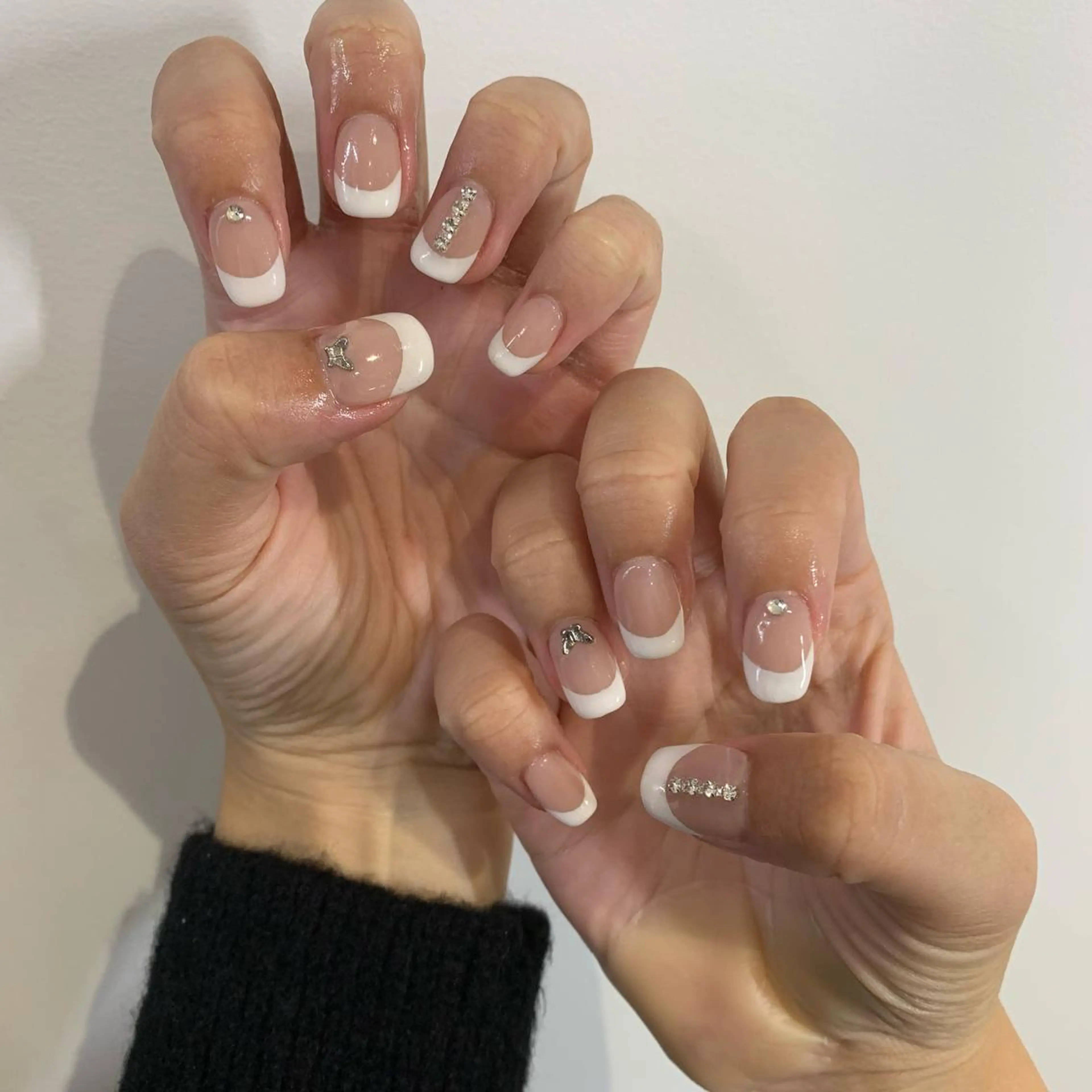 ネイル フレンチネイル マキノ ユイのネイルデザイン