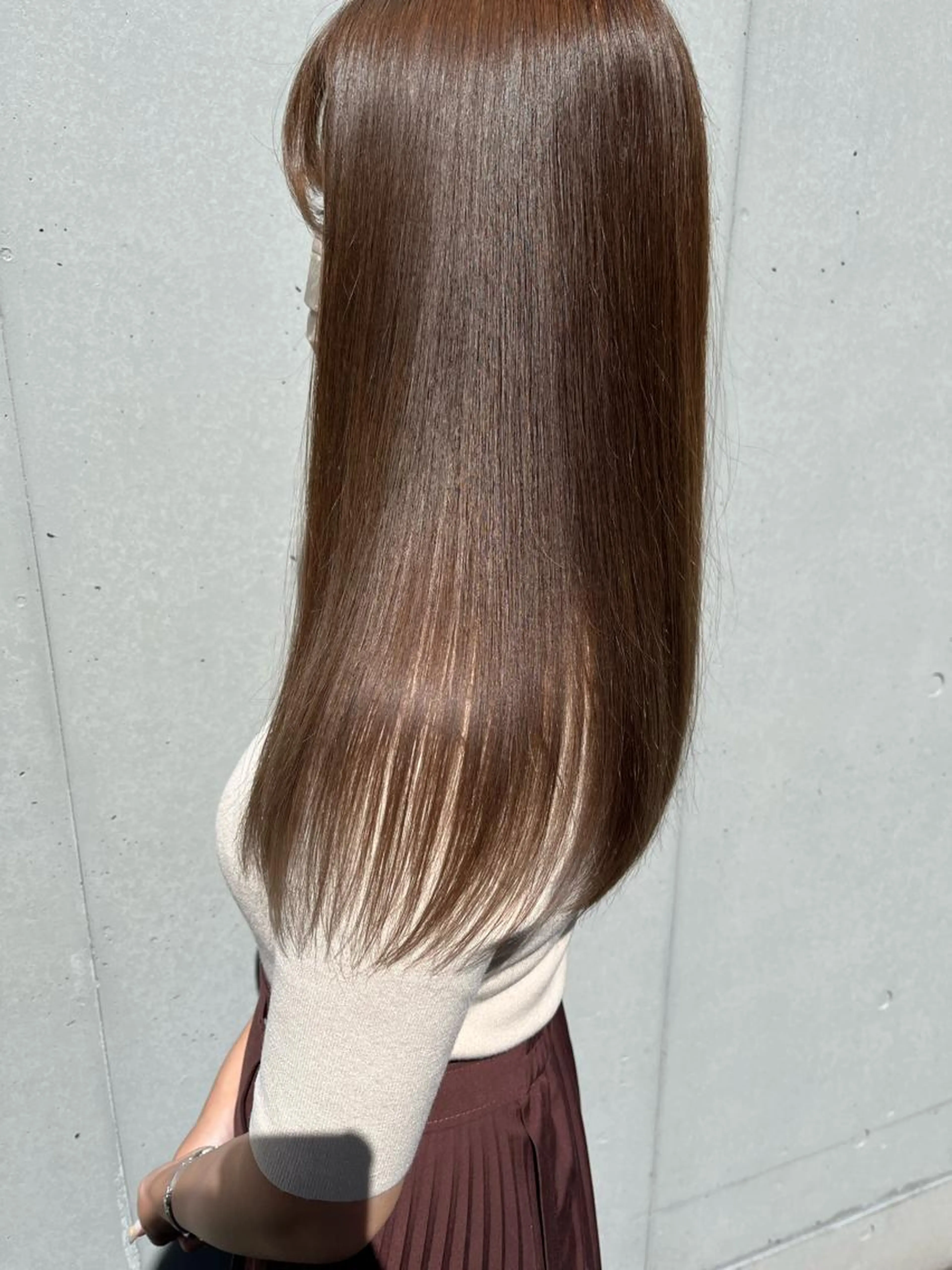 【新規人気No.3】🔥前髪カット➕透明感カラー➕ESTXBLISHEDトリートメント(ホームケア付き)#韓国#髪質改善の写真